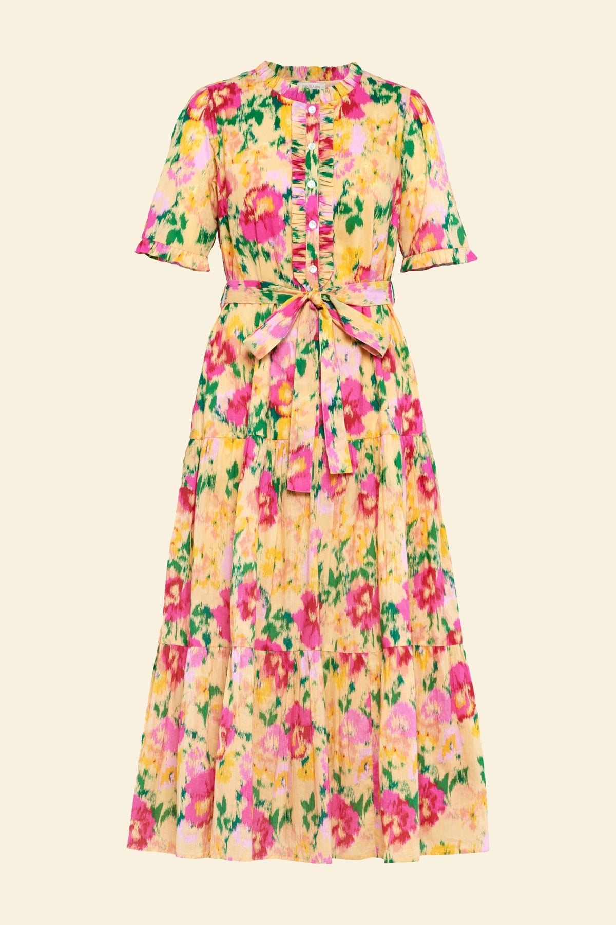Saylor Dress Damask Rose Antique