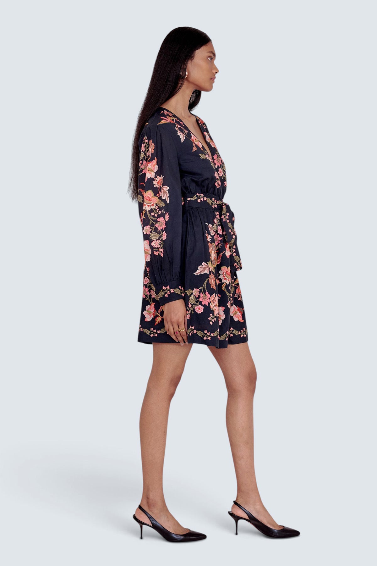 Anne Mini Dress Chintz Jet