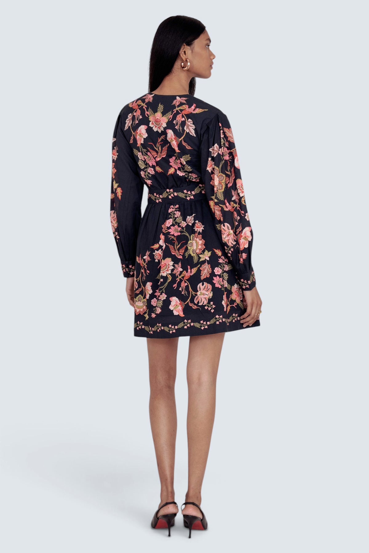 Anne Mini Dress Chintz Jet