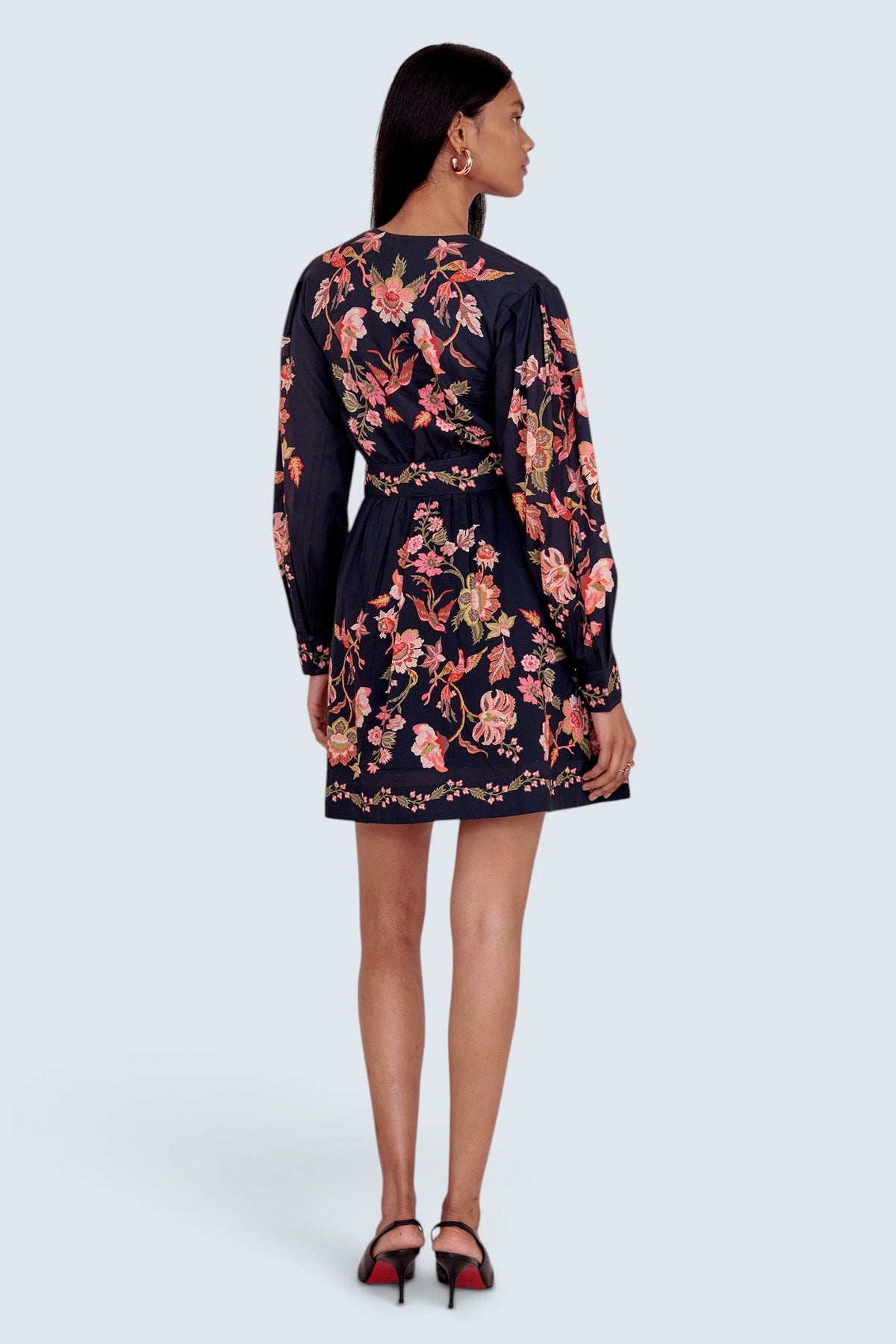 Anne Mini Dress Chintz Jet