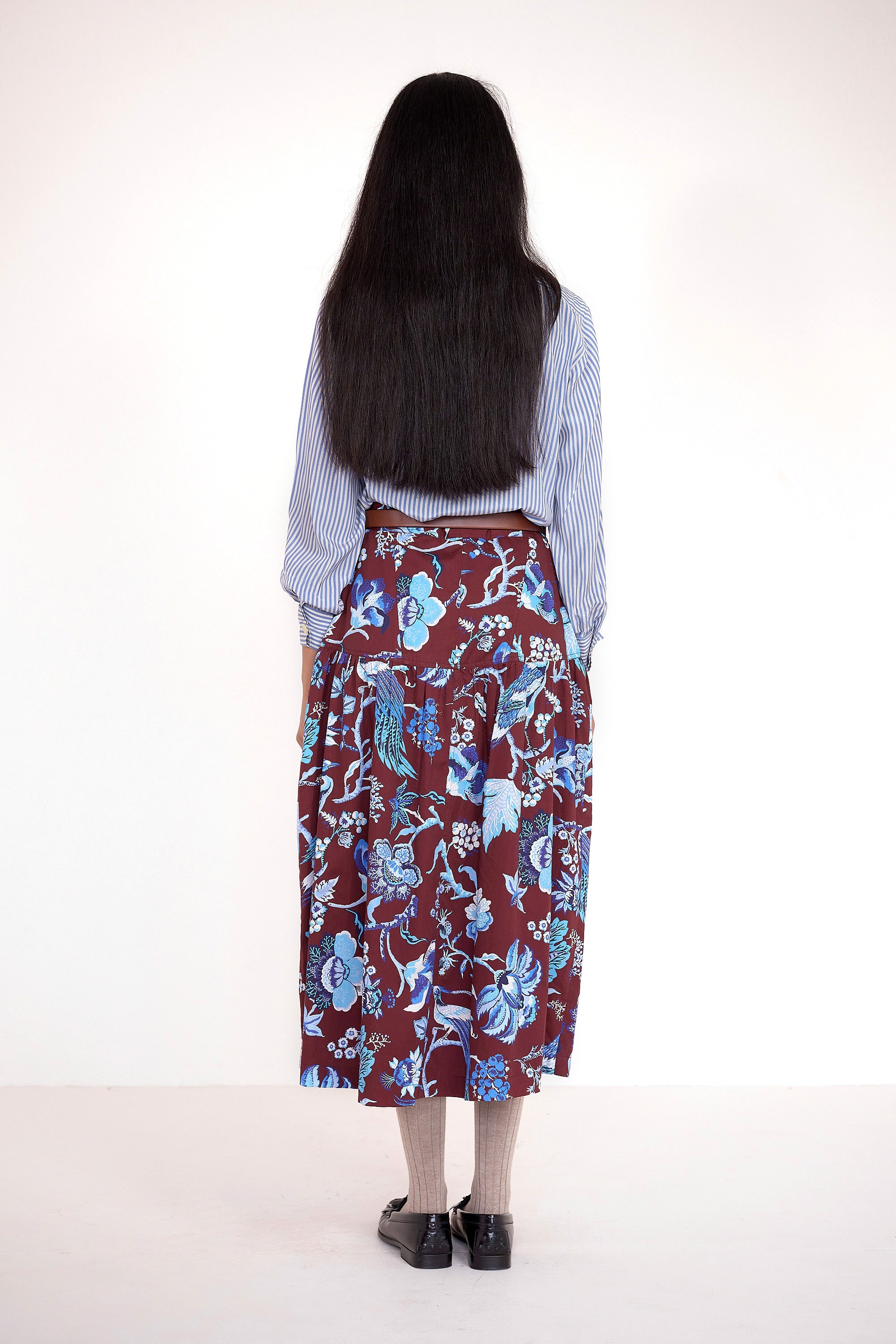 Melodie Skirt Chintz Cordovan
