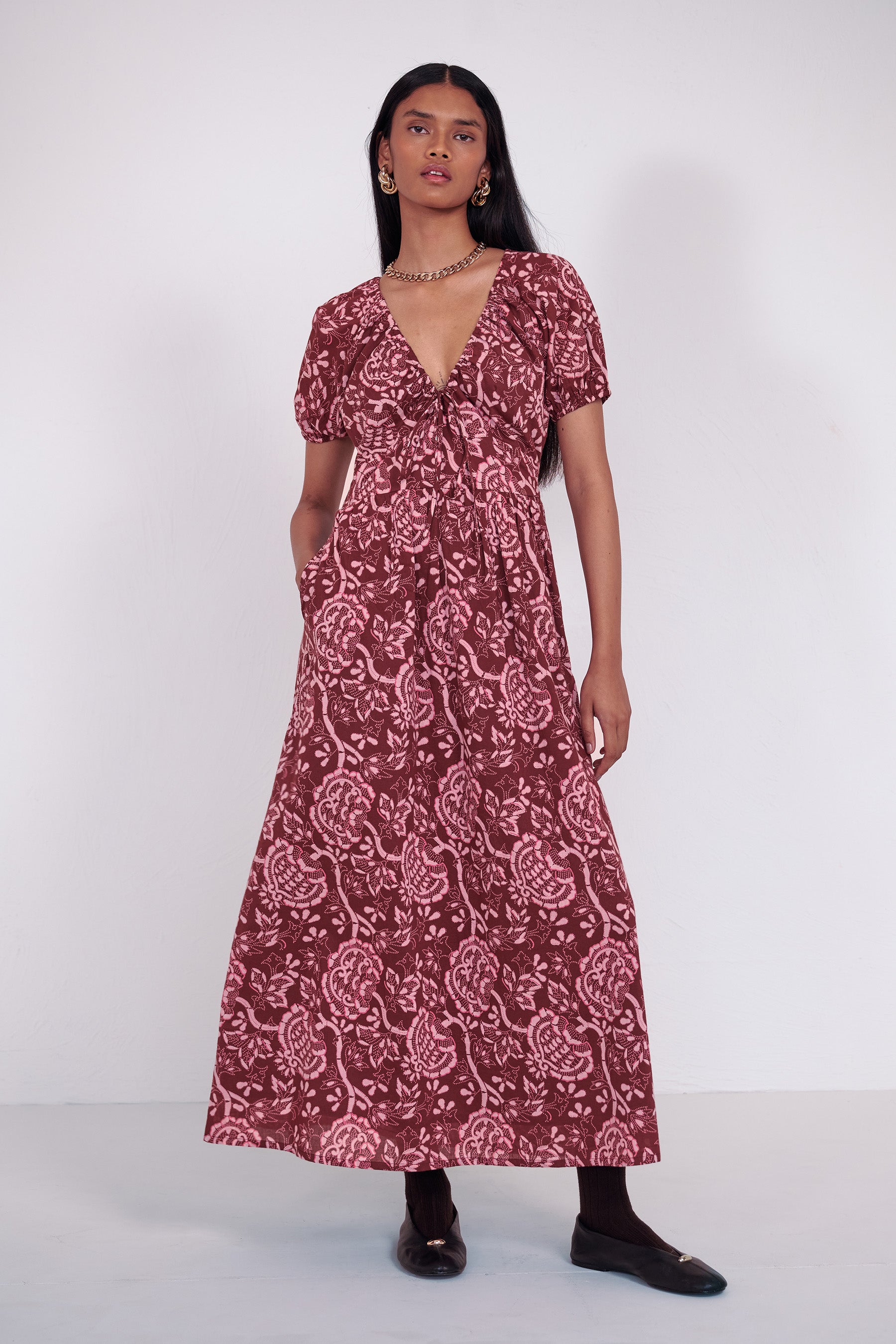 Norma Dress Coromandel Chocolate