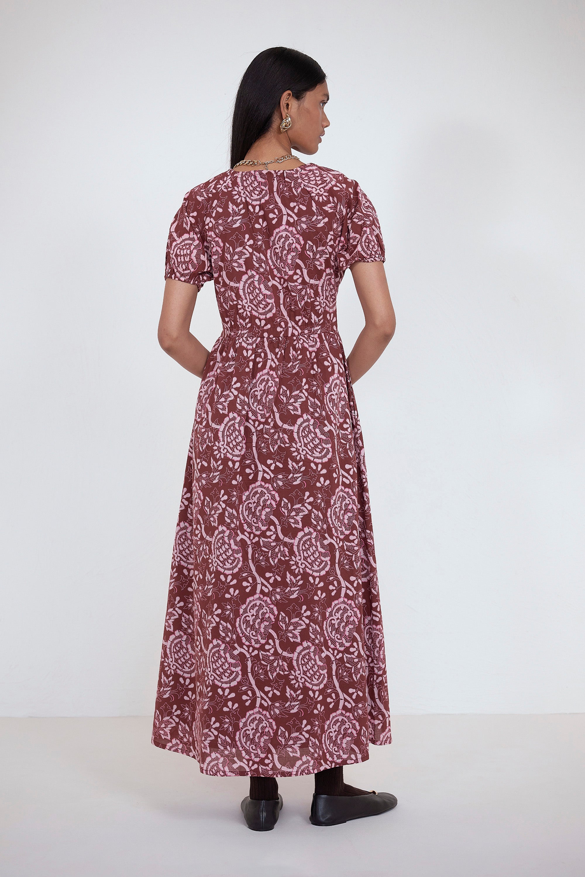 Norma Dress Coromandel Chocolate