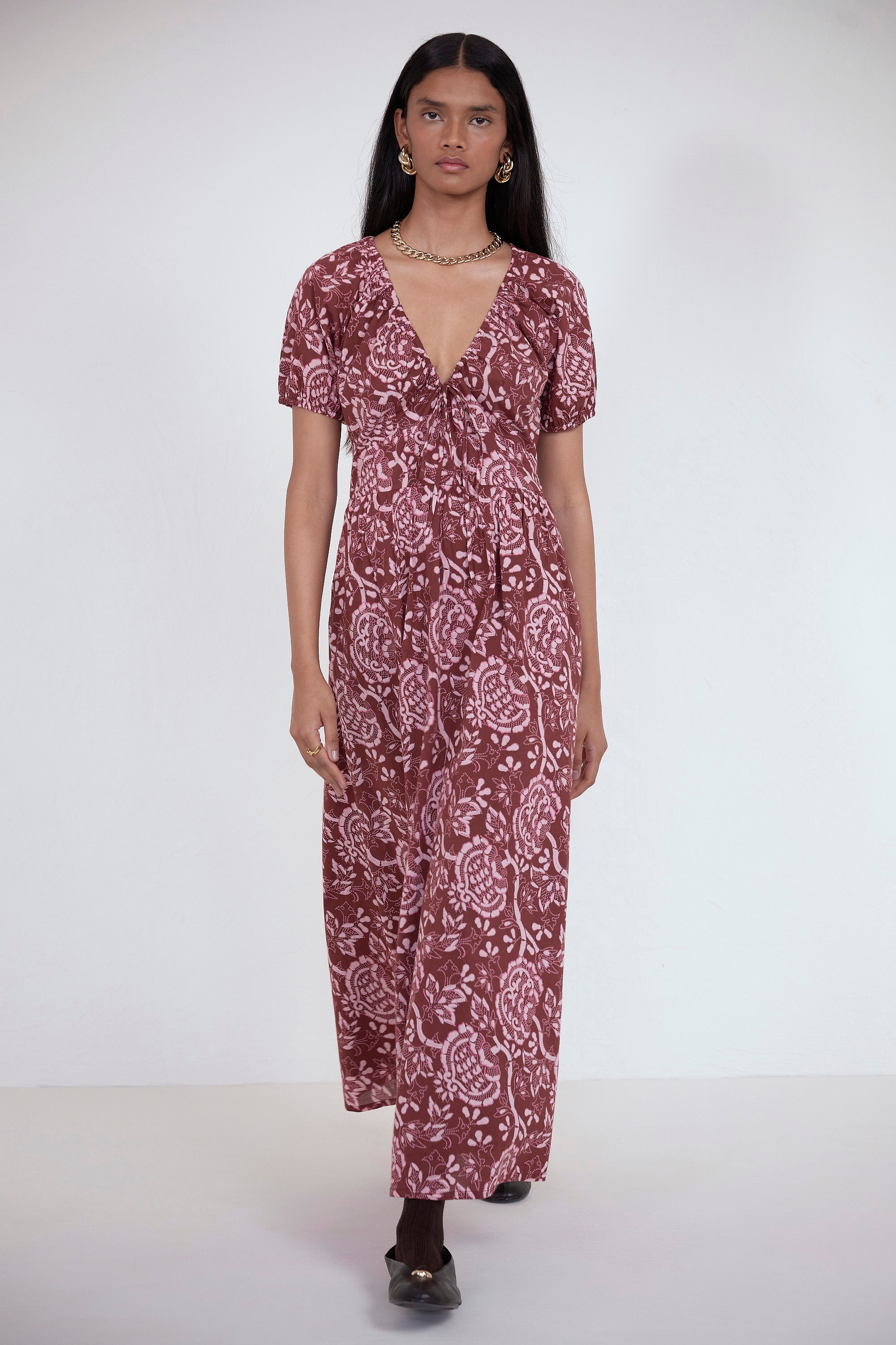 Norma Dress Coromandel Chocolate