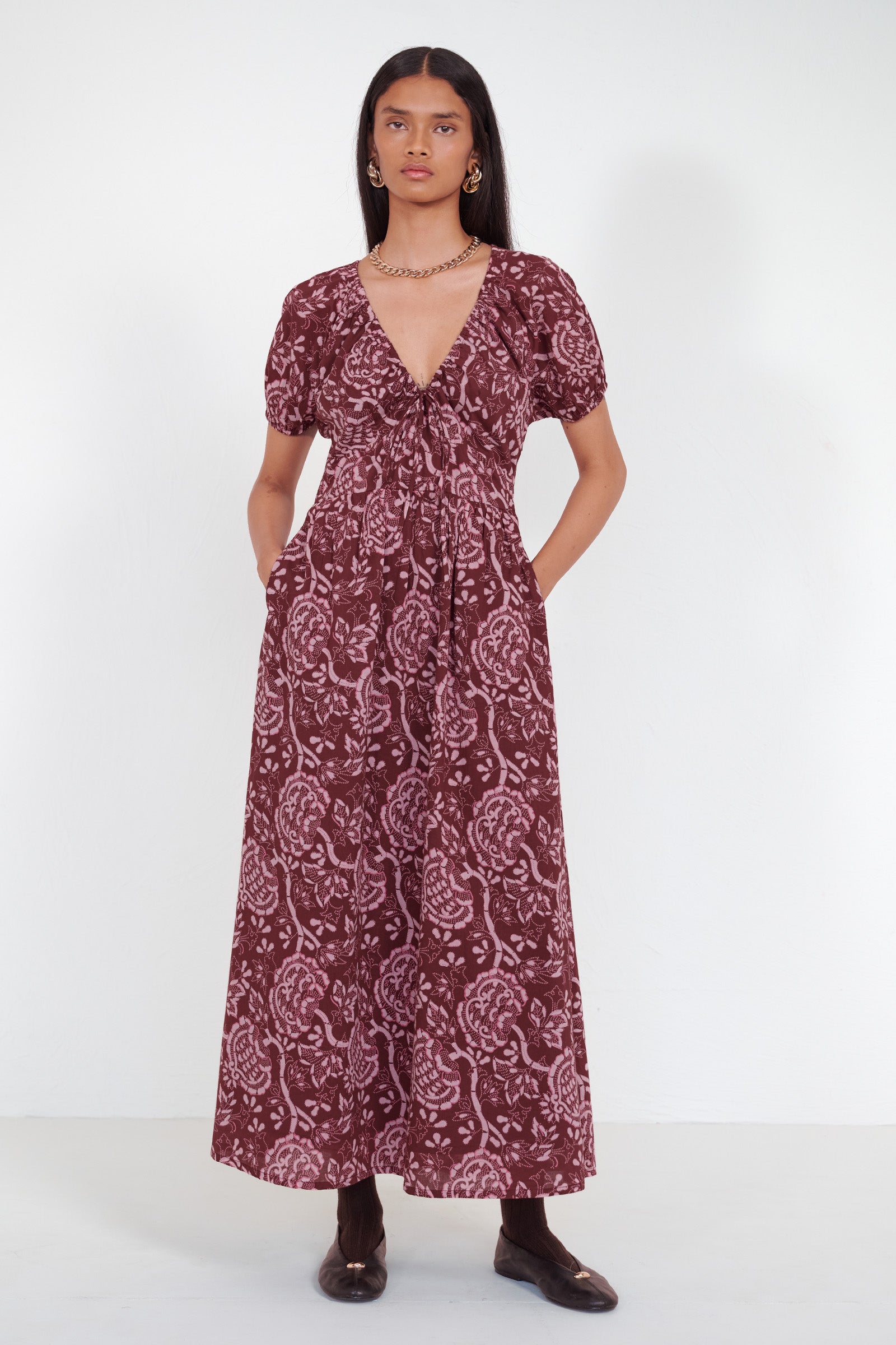 Norma Dress Coromandel Chocolate