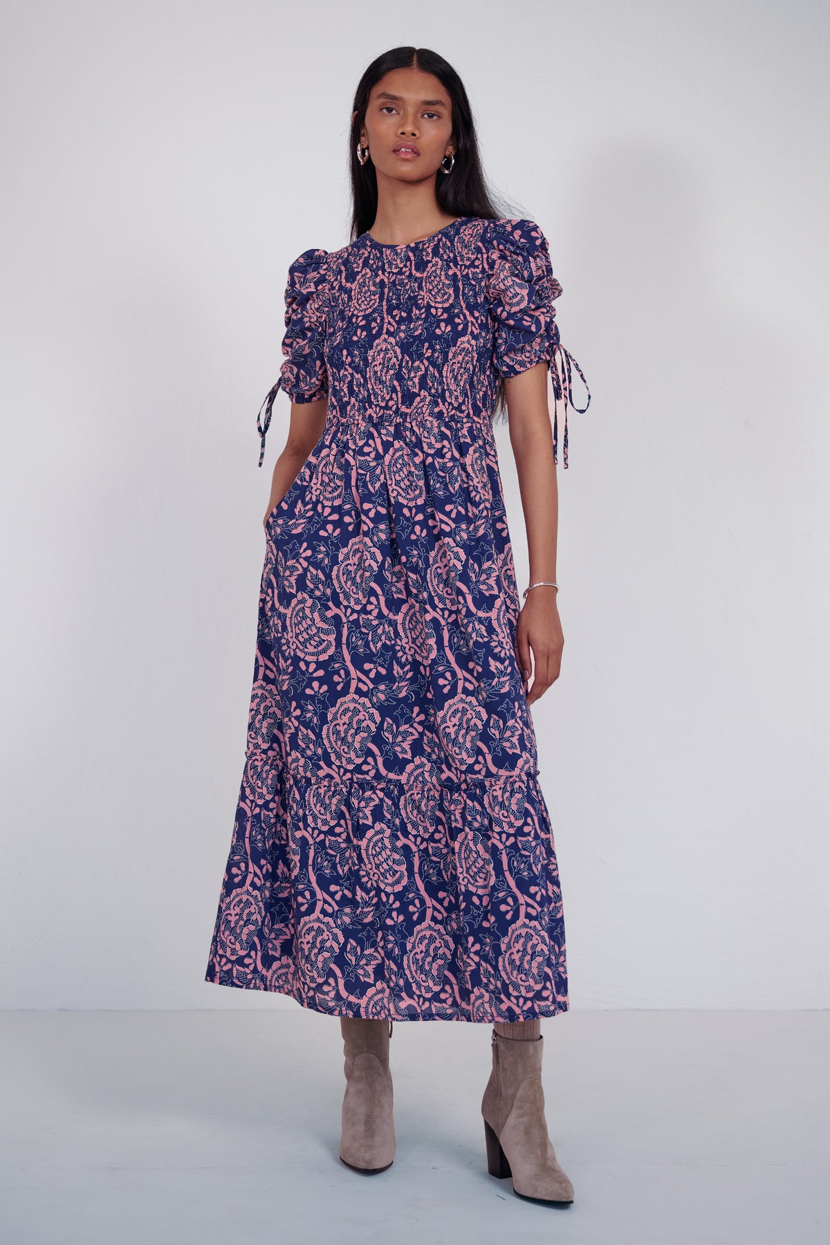 Queenie Dress Coromandel Indigo