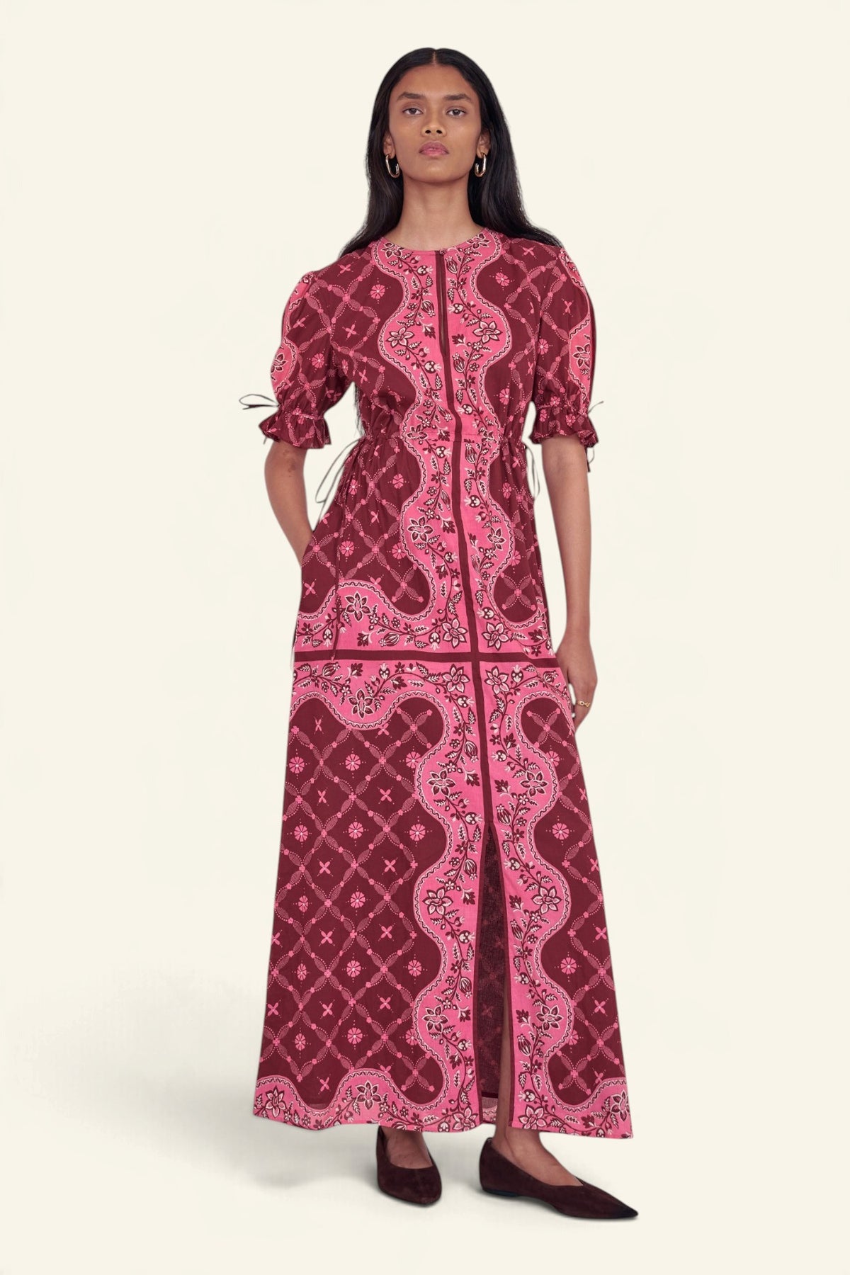 Ruby Dress Bandana Pomegranate