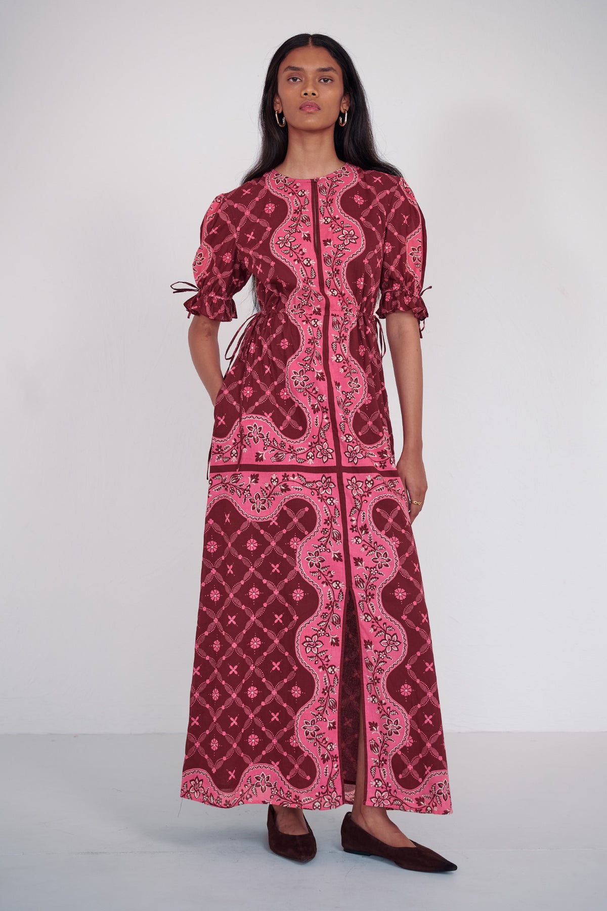 Ruby Dress Bandana Pomegranate