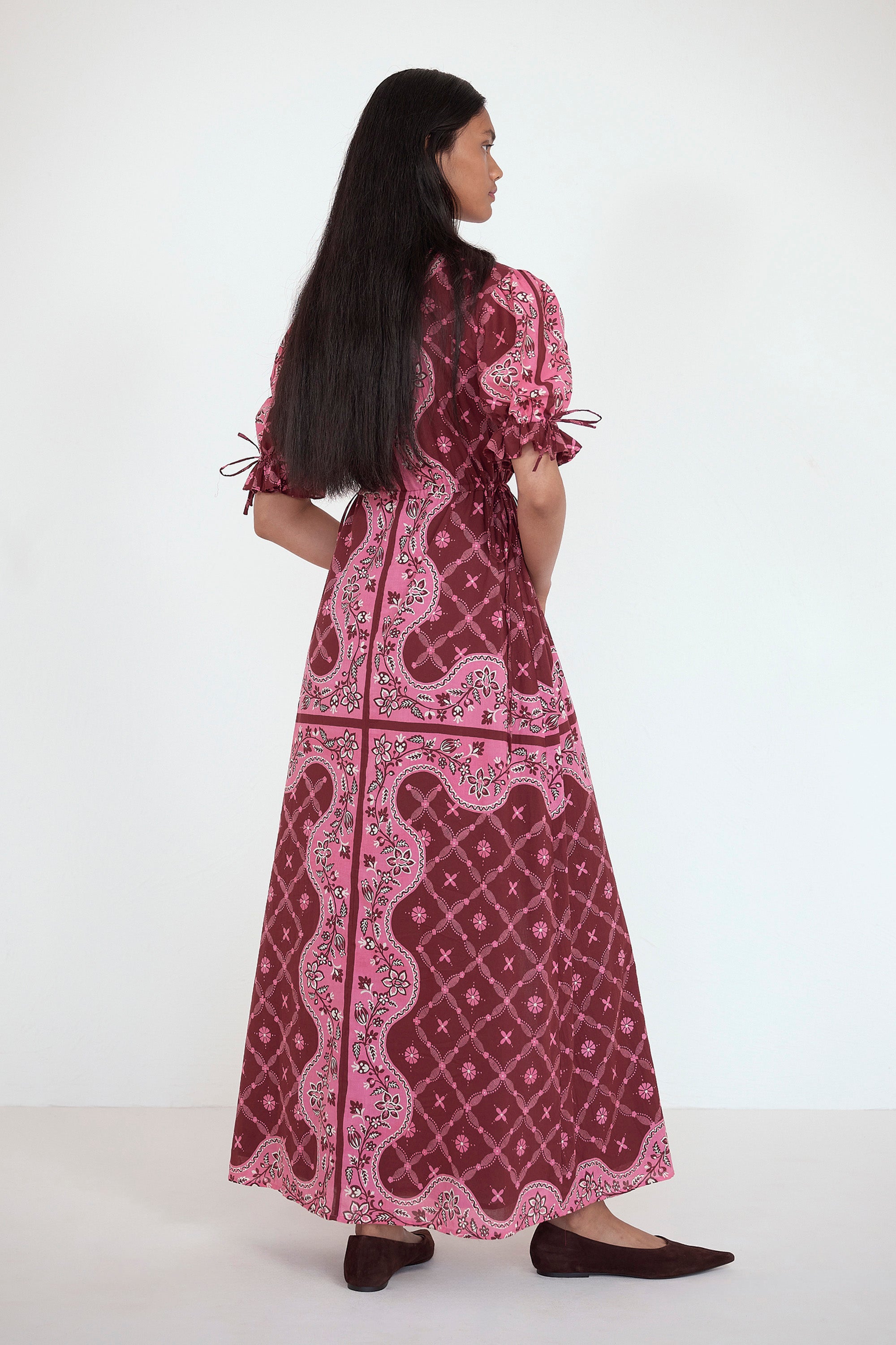 Ruby Dress Bandana Pomegranate