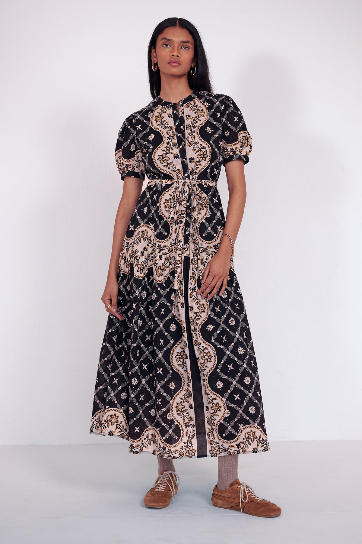Saylor Dress Bandana Black Beauty