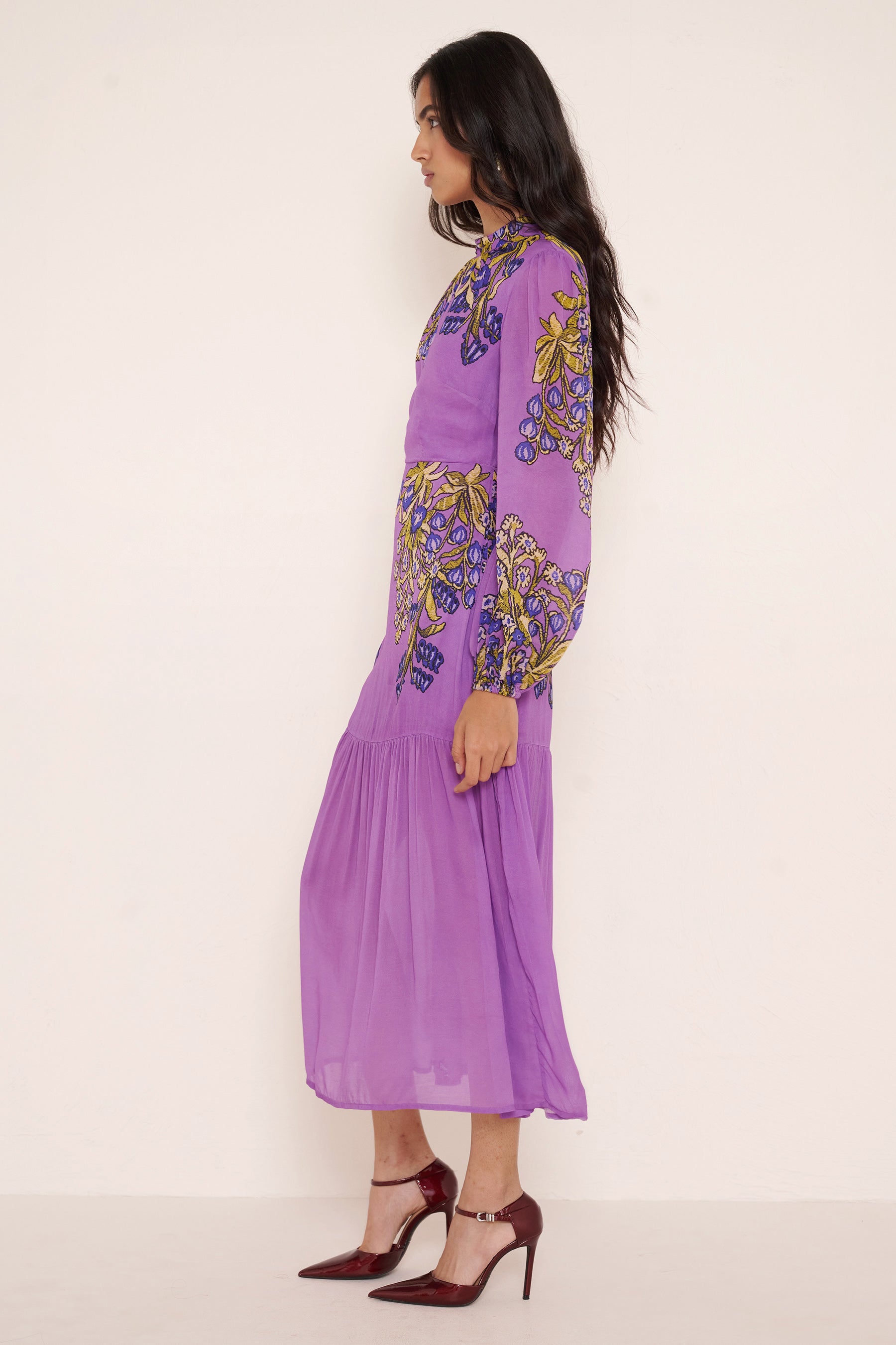 Sumina Dress Unicorn Tapestry Violet