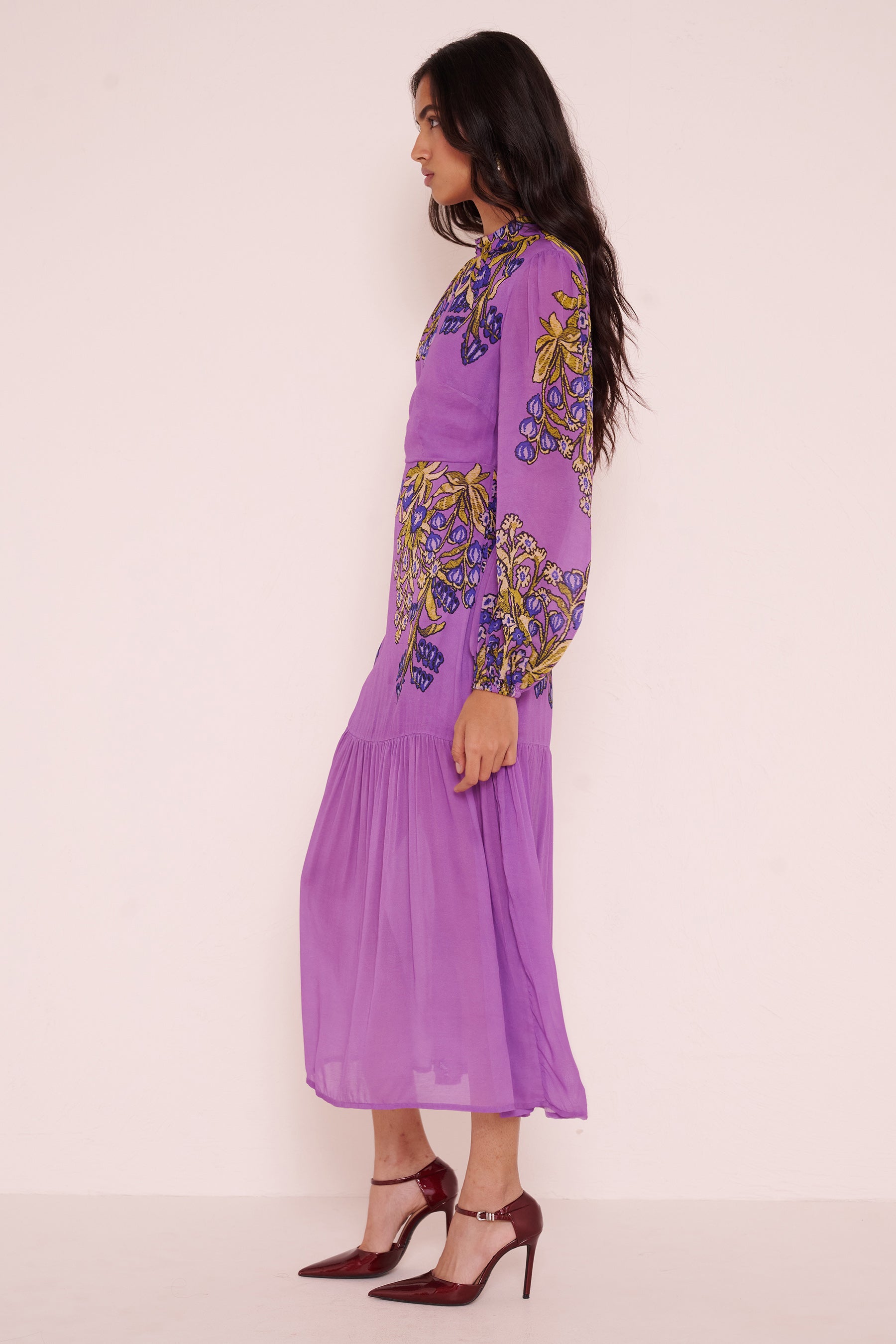 Sumina Dress Unicorn Tapestry Violet