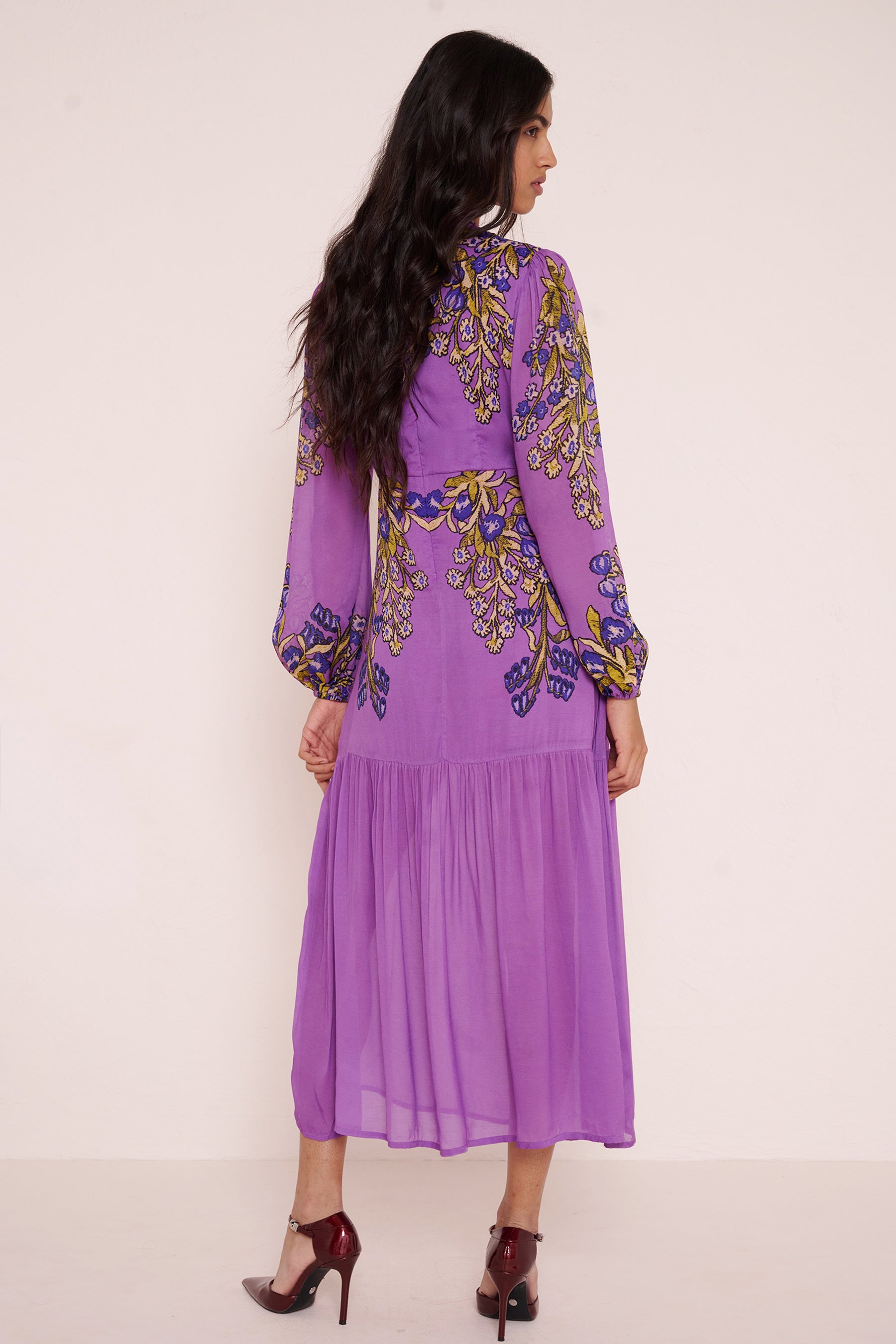 Sumina Dress Unicorn Tapestry Violet