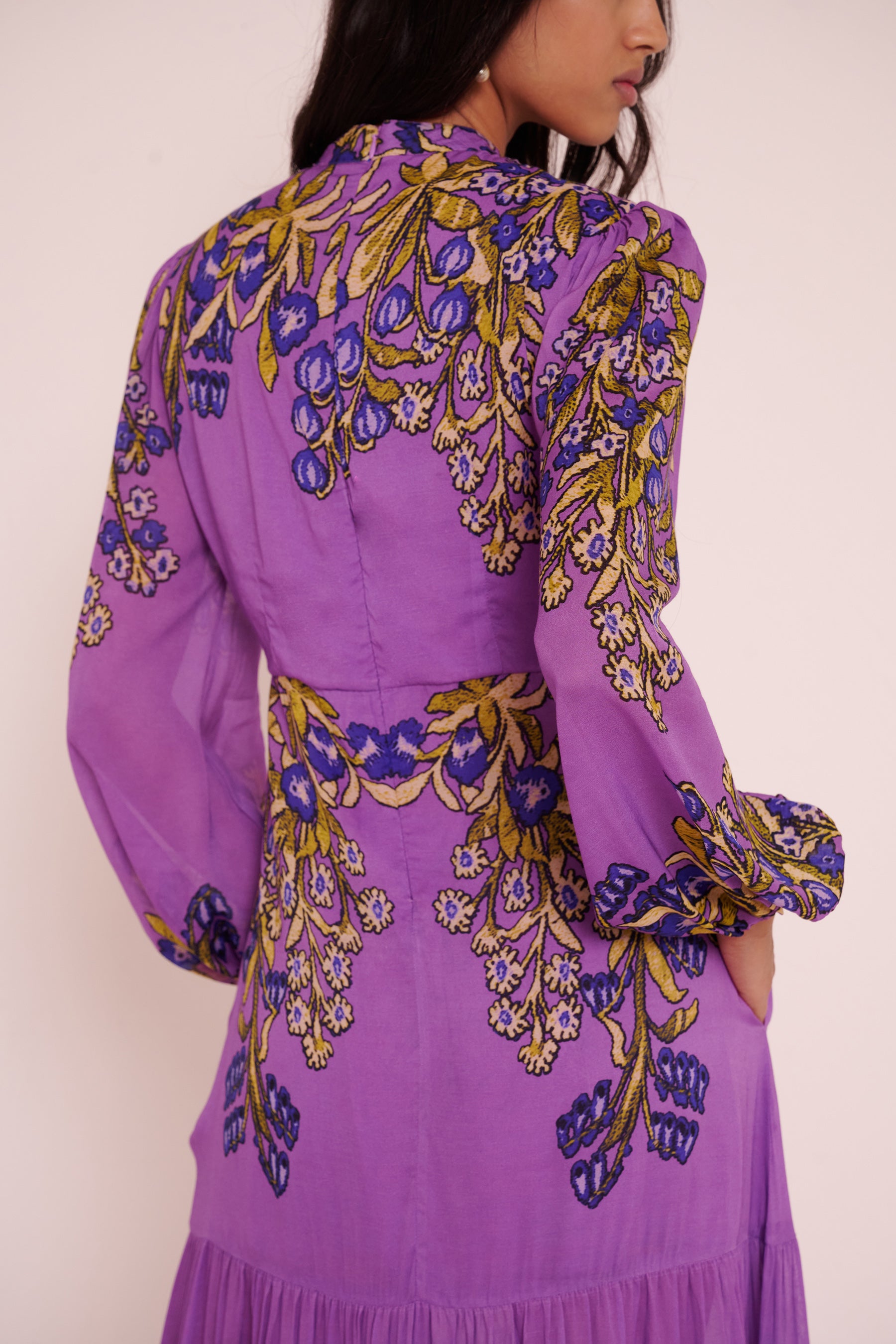 Sumina Dress Unicorn Tapestry Violet