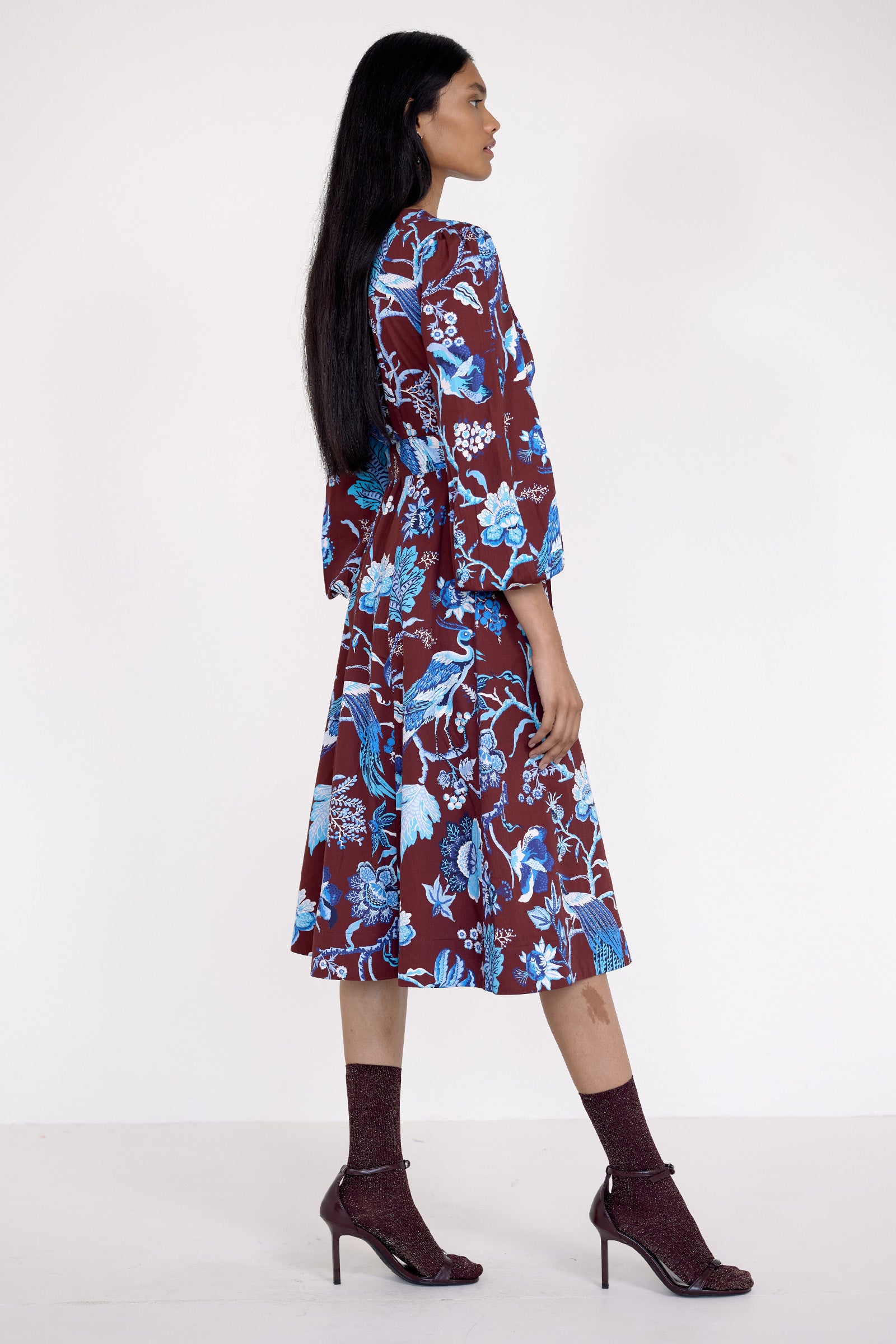 Zora Dress Chintz Cordovan