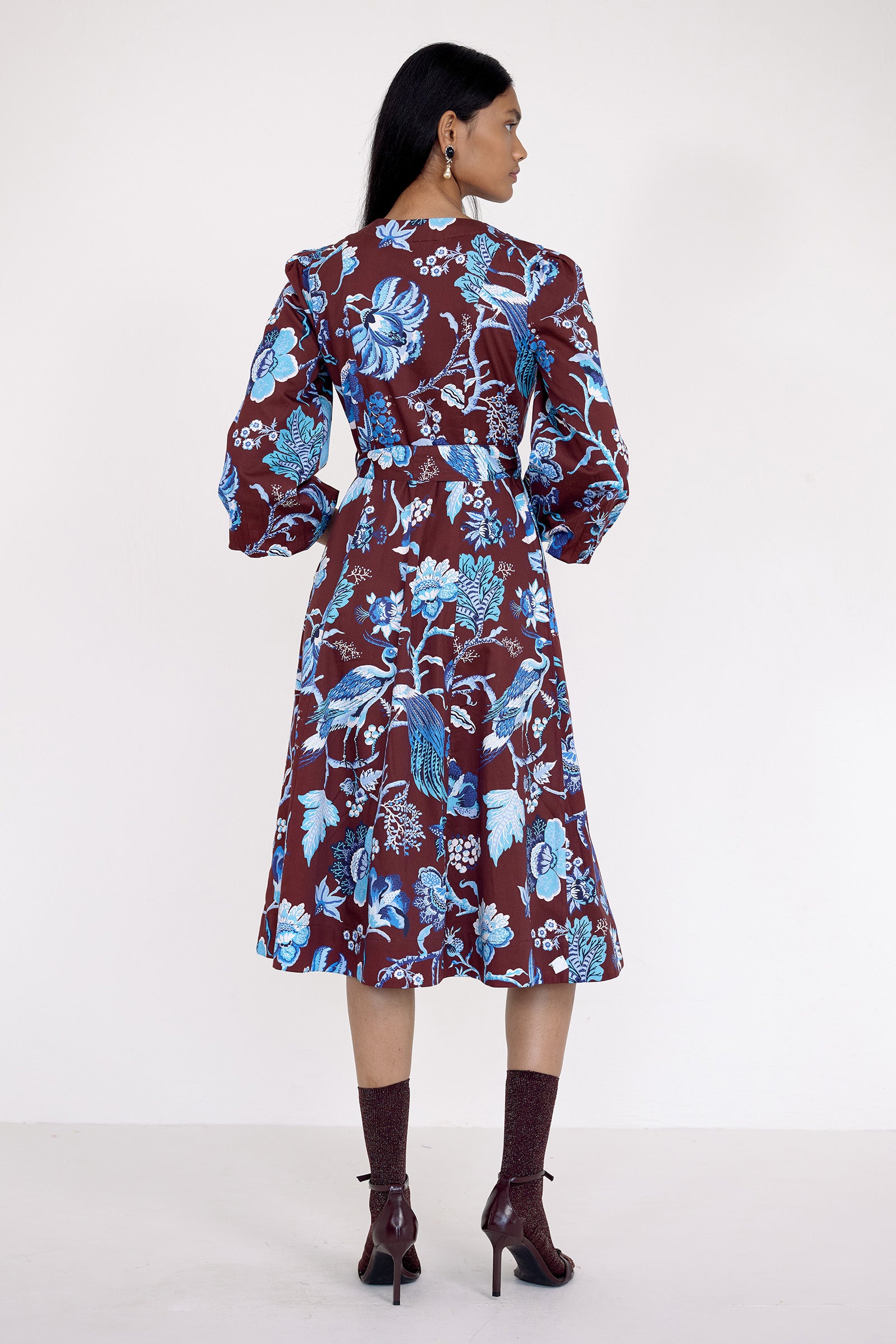 Zora Dress Chintz Cordovan
