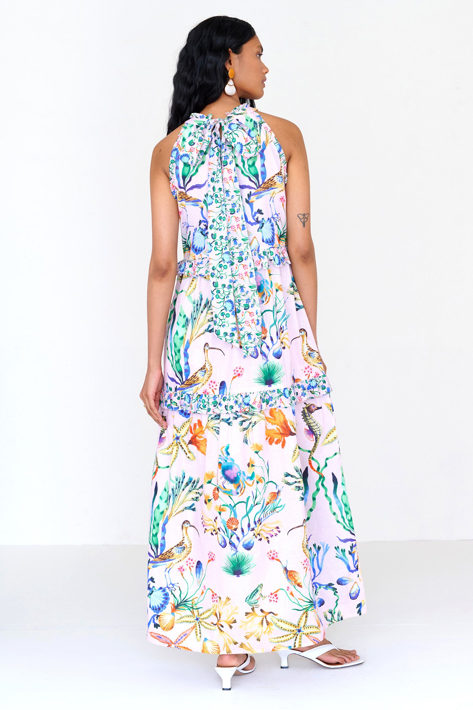 Amelia Dress Tidepool Conch