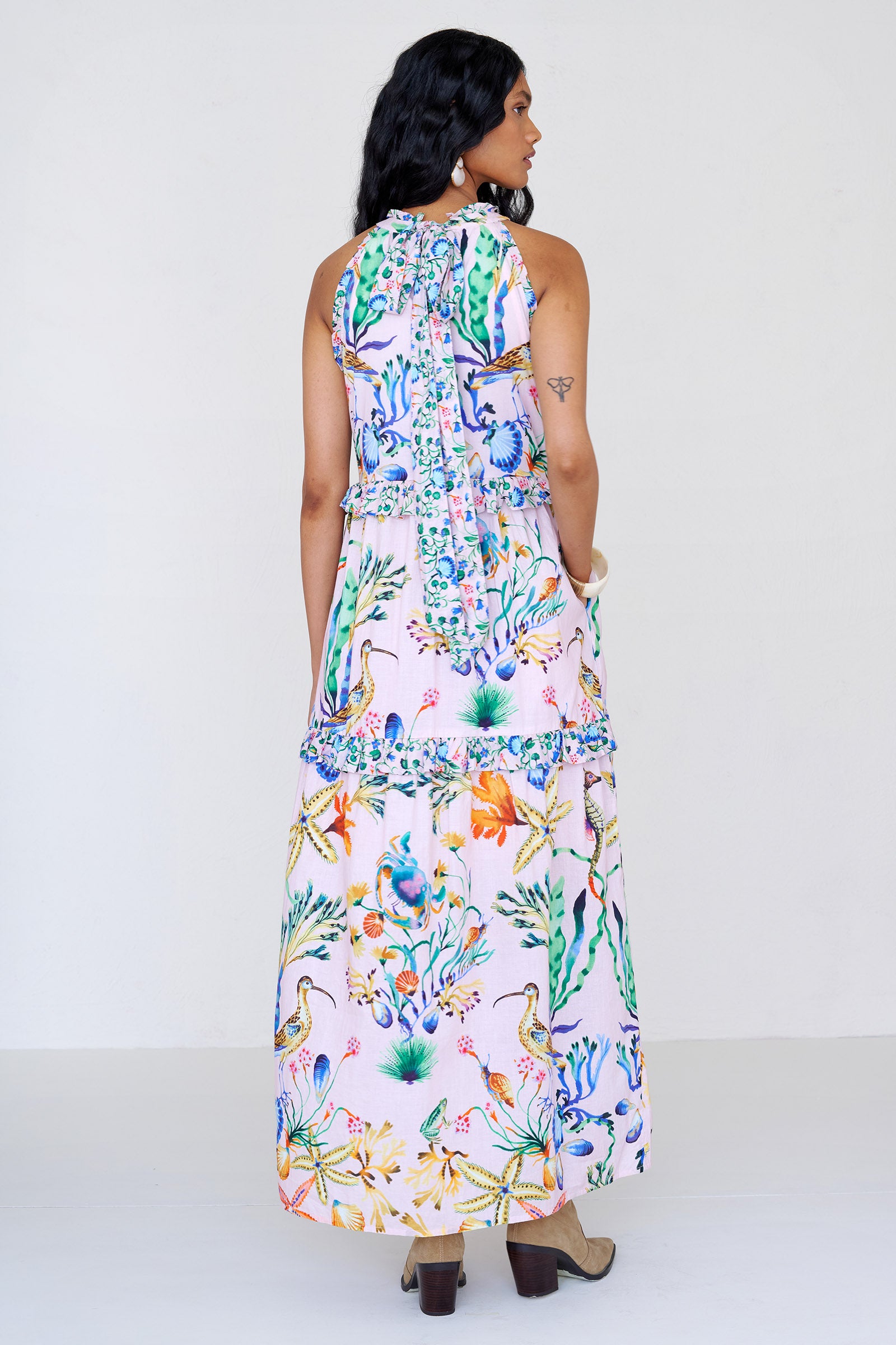 Amelia Dress Tidepool Conch