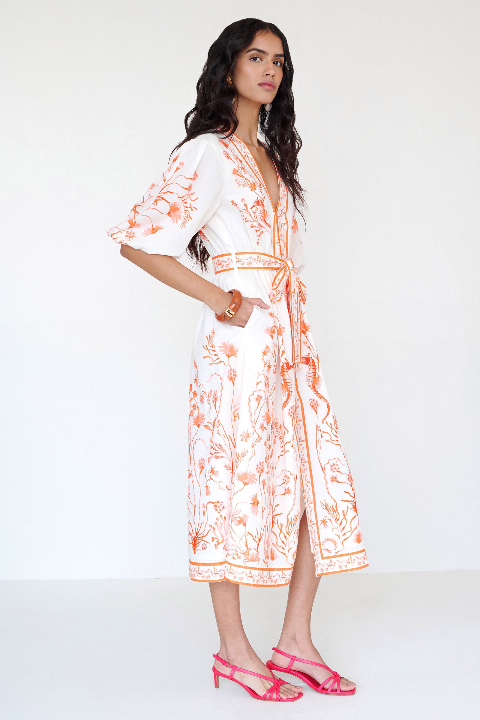 Annabelle Dress Tidepool Blush