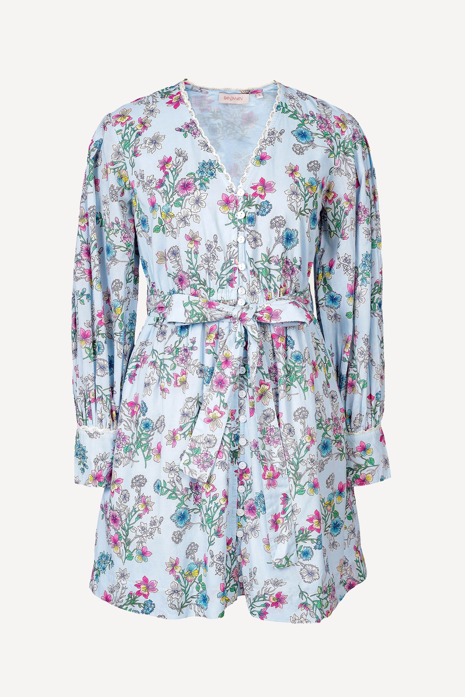 Anne Mini Dress Burdock Imperial