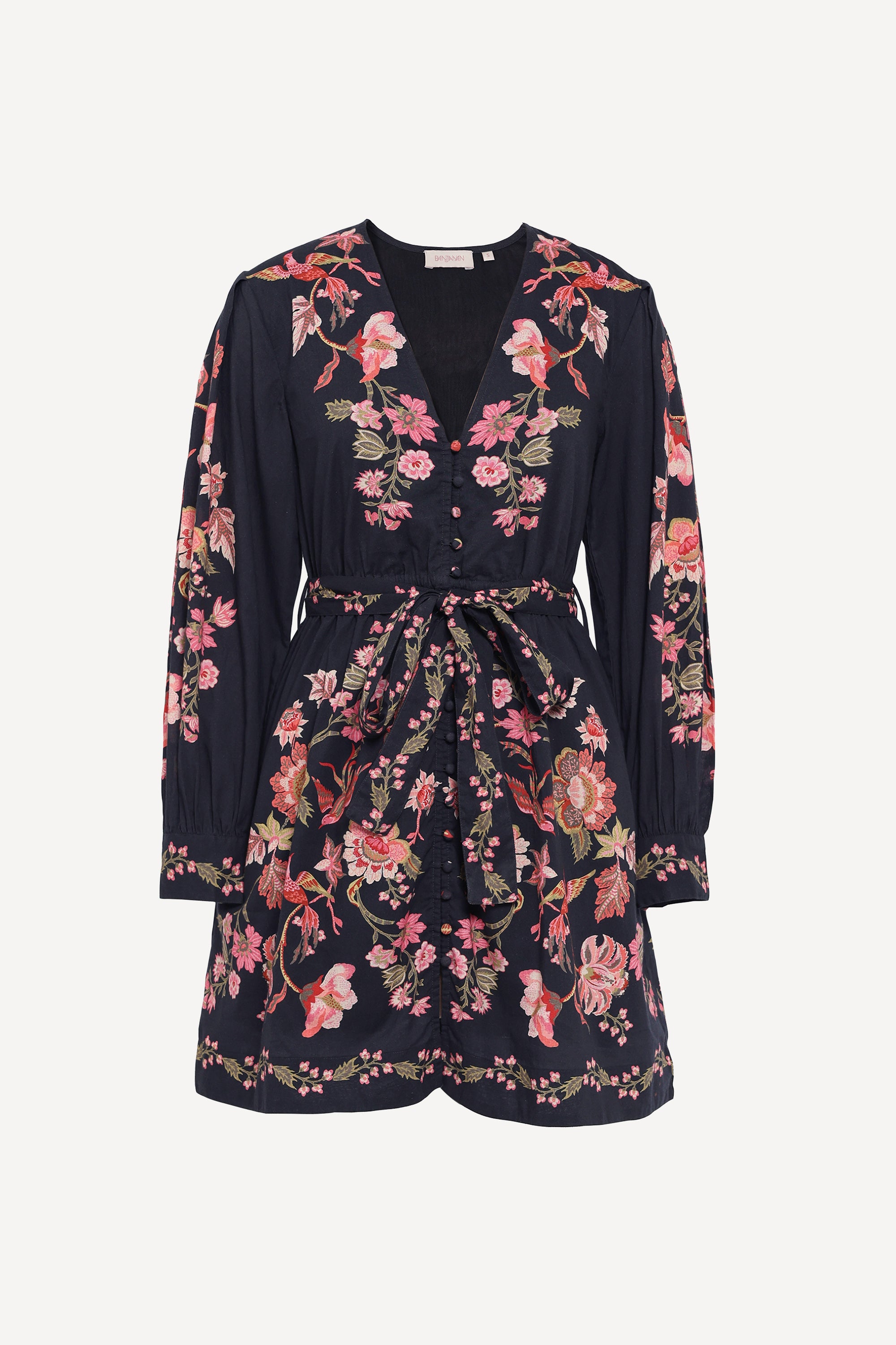 Anne Mini Dress Chintz Jet