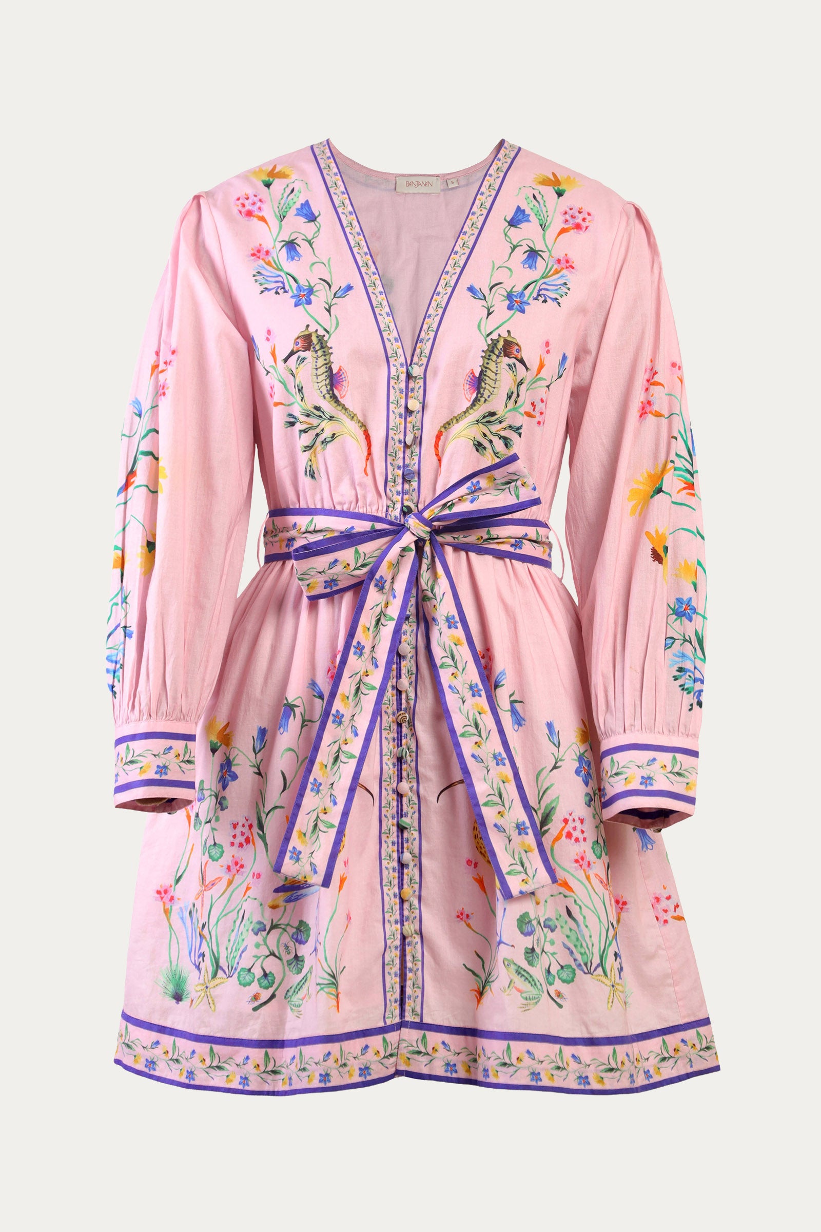 Anne Mini Dress Tidepool Conch