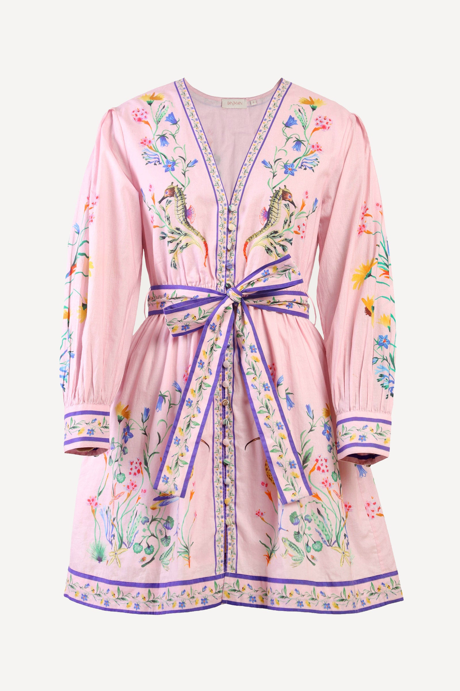 Anne Mini Dress Tidepool Conch