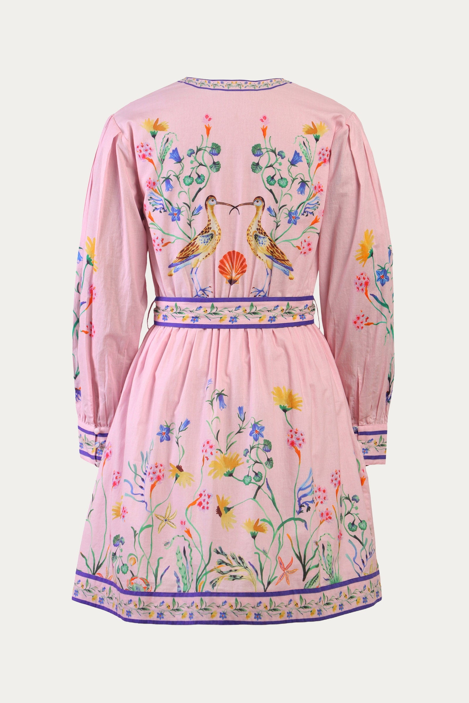 Anne Mini Dress Tidepool Conch