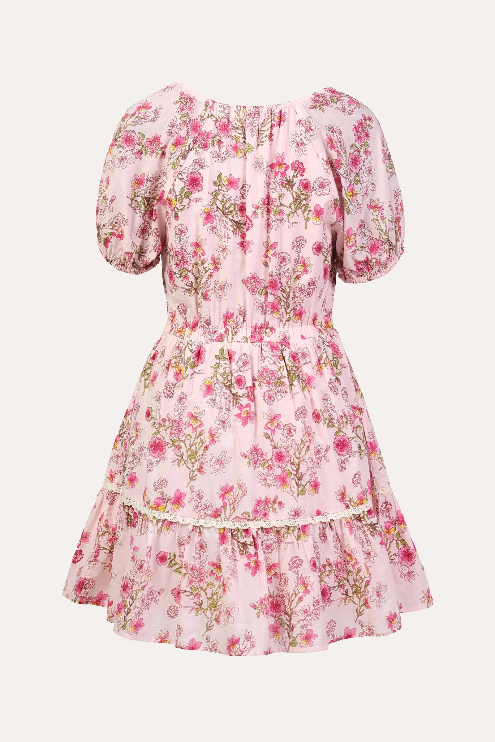 Artemis Mini Dress Burdock Peony