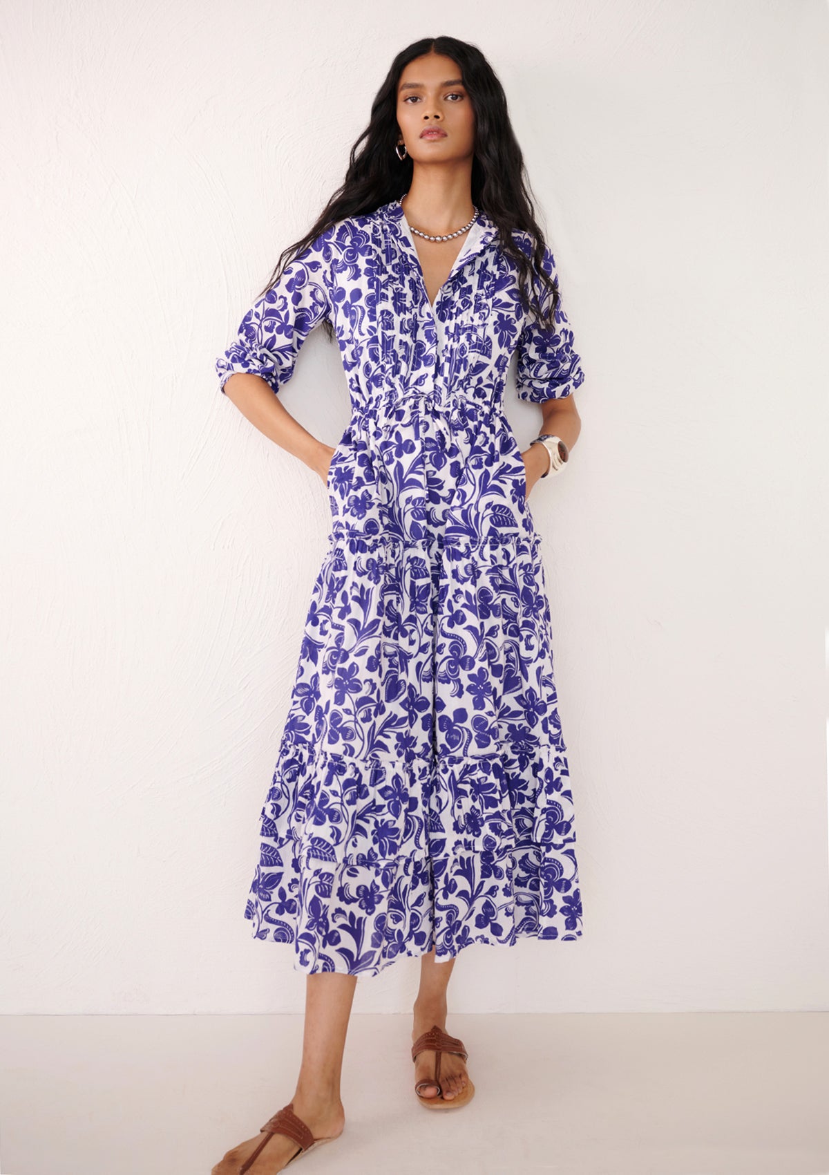 Bazaar Dress Gaia Cobalt
