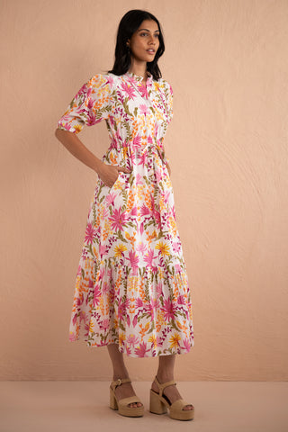 Betty Dress Hydra Garland Rose