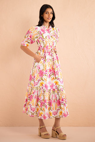 Betty Dress Hydra Garland Rose