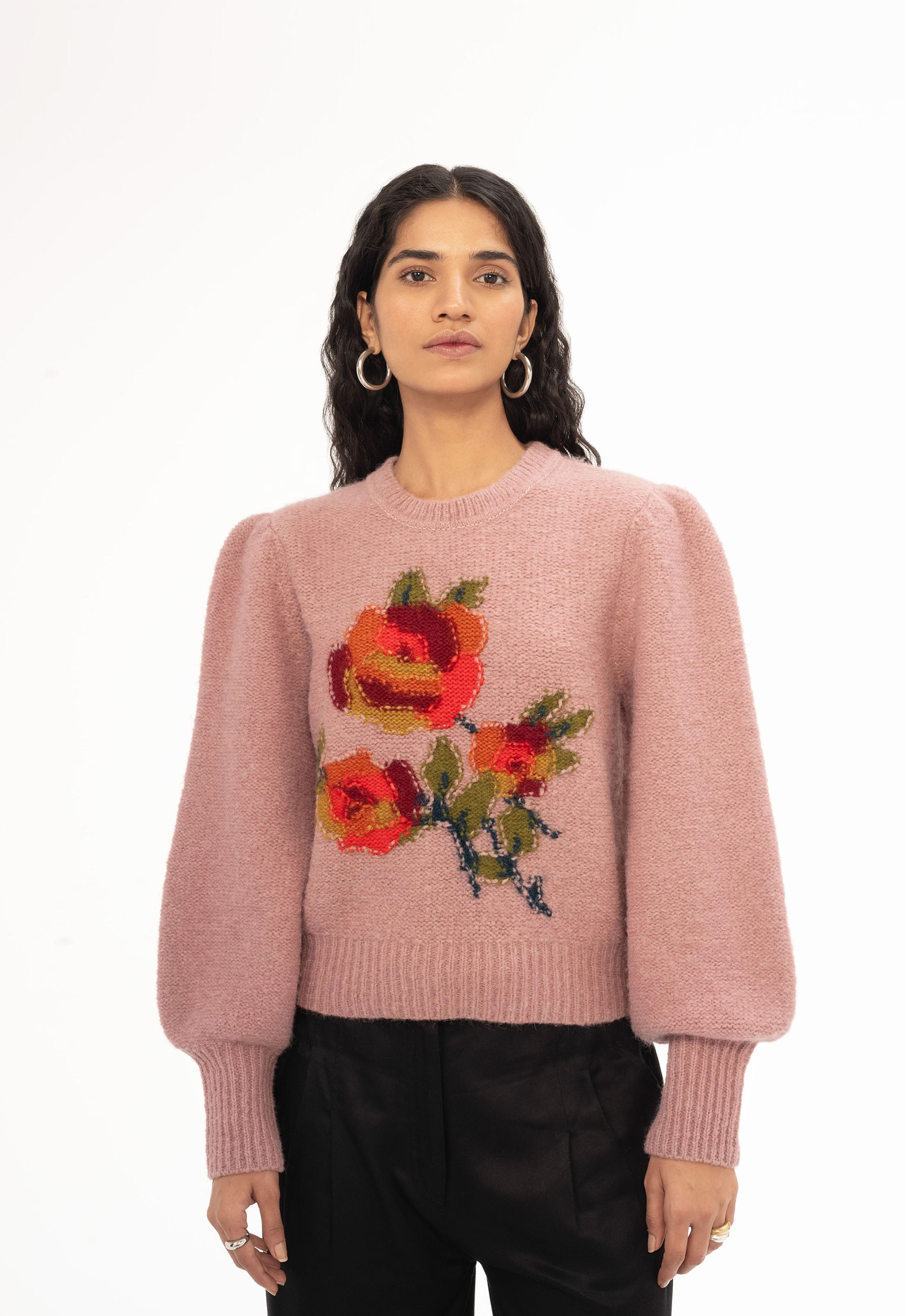 Rosie Handknit Crewneck Sweater