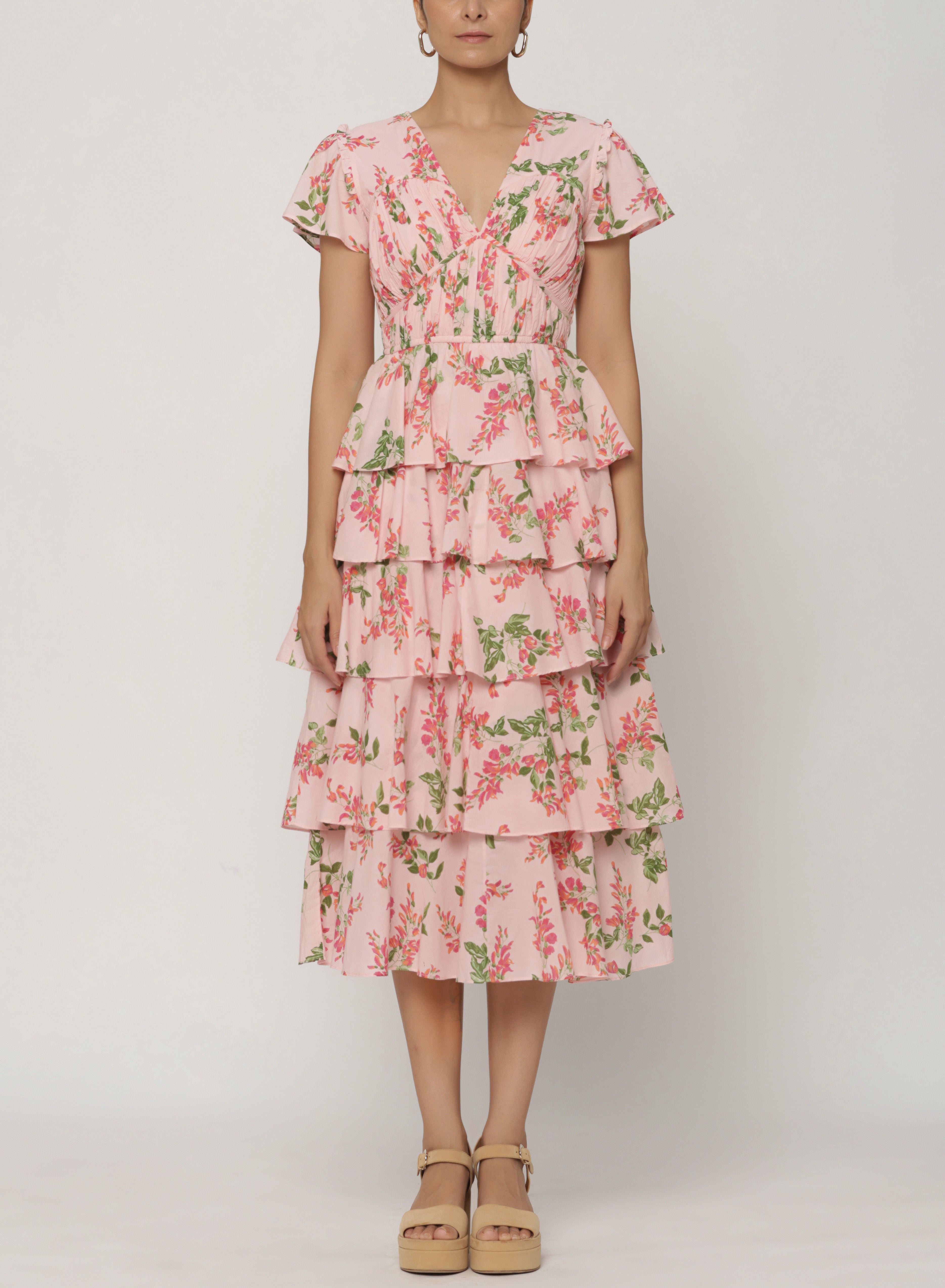 BRIGIT DRESS WISTERIA CABARET