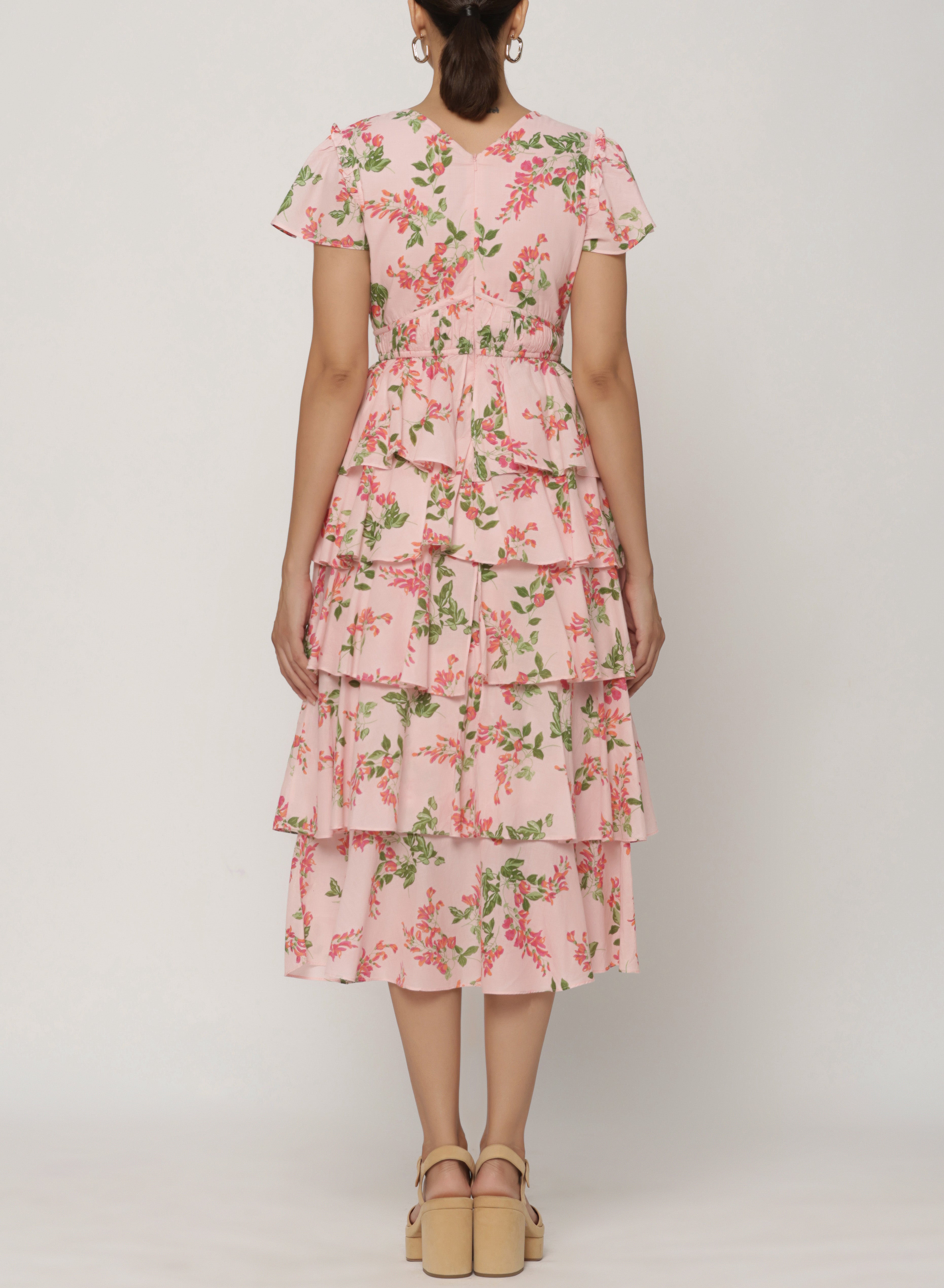 BRIGIT DRESS WISTERIA CABARET