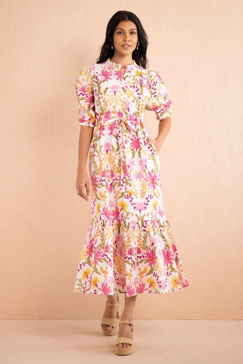 Betty Dress Hydra Garland Rose