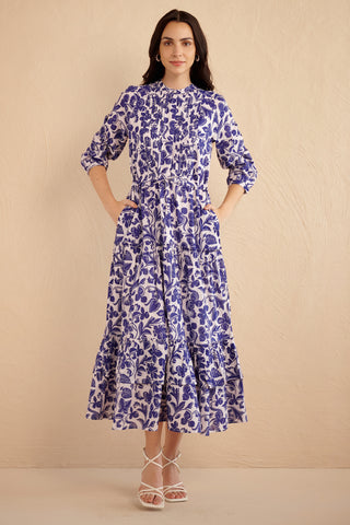 Bazaar Dress Gaia Cobalt