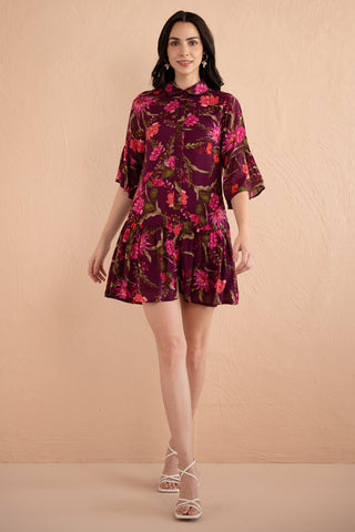 Hydra Mini Dress Desert Rose Dusk