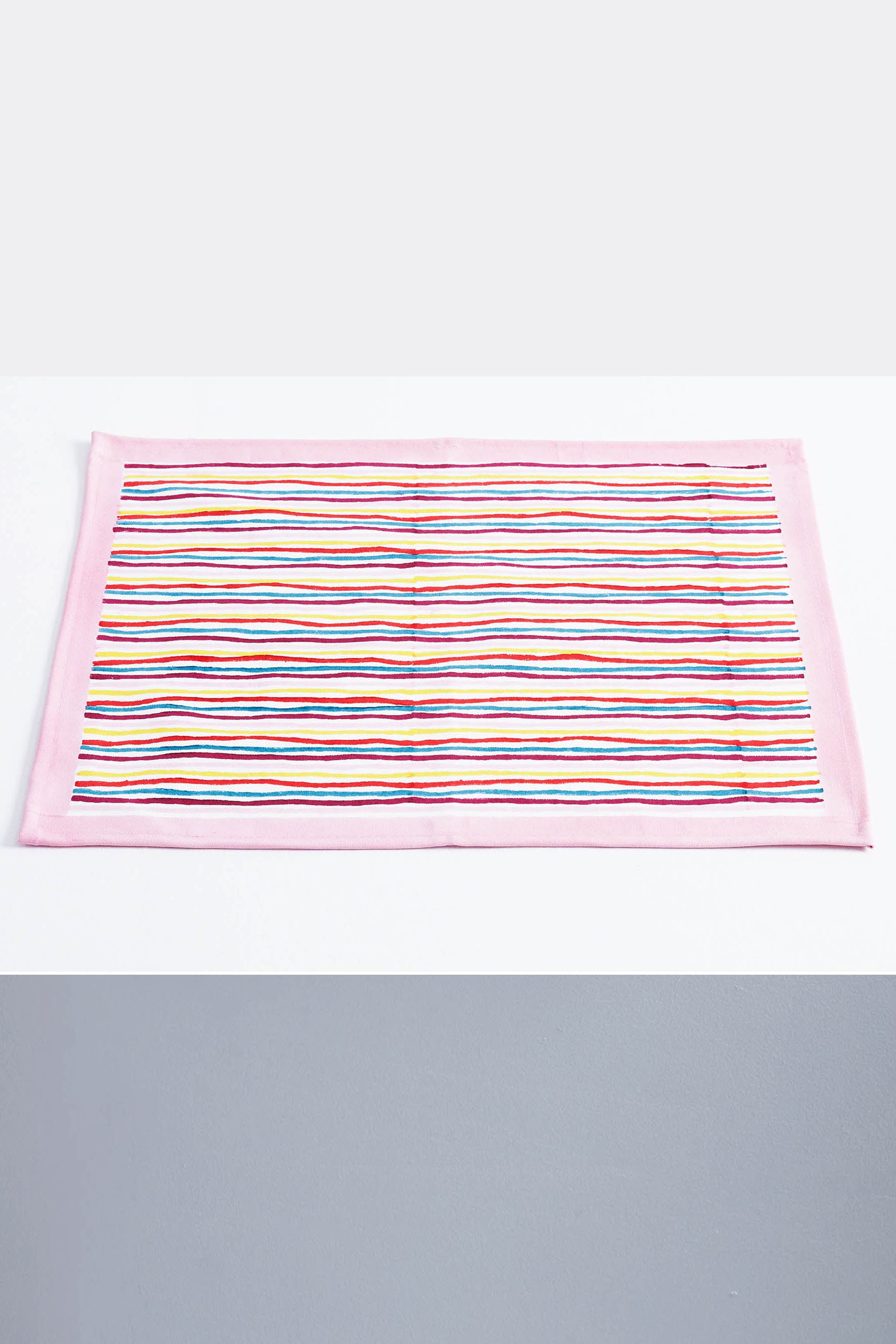 Four Seaside Stripe Placemats