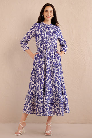 Bazaar Dress Gaia Cobalt