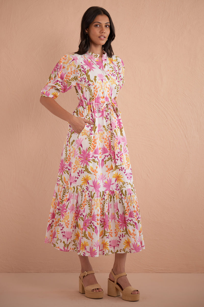 Betty Dress Hydra Garland Rose