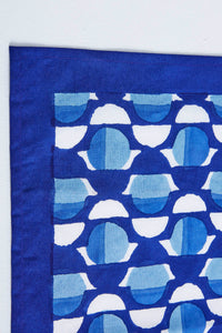 Four Curlew Curve Blues Napkins