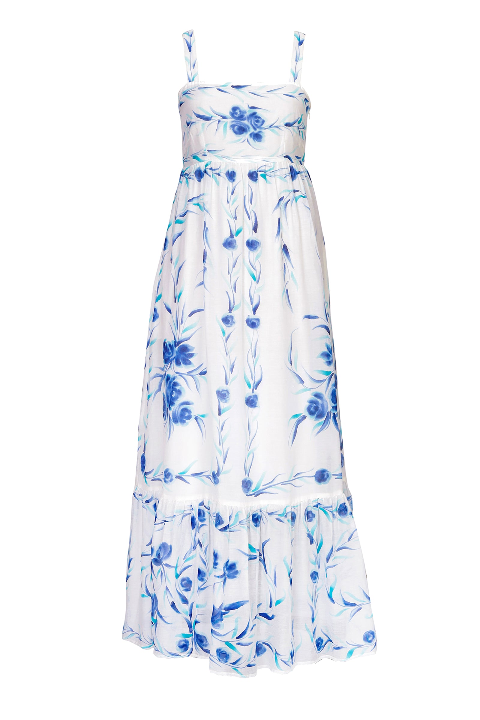 Daniella Dress Bagh Bouquet Cyan