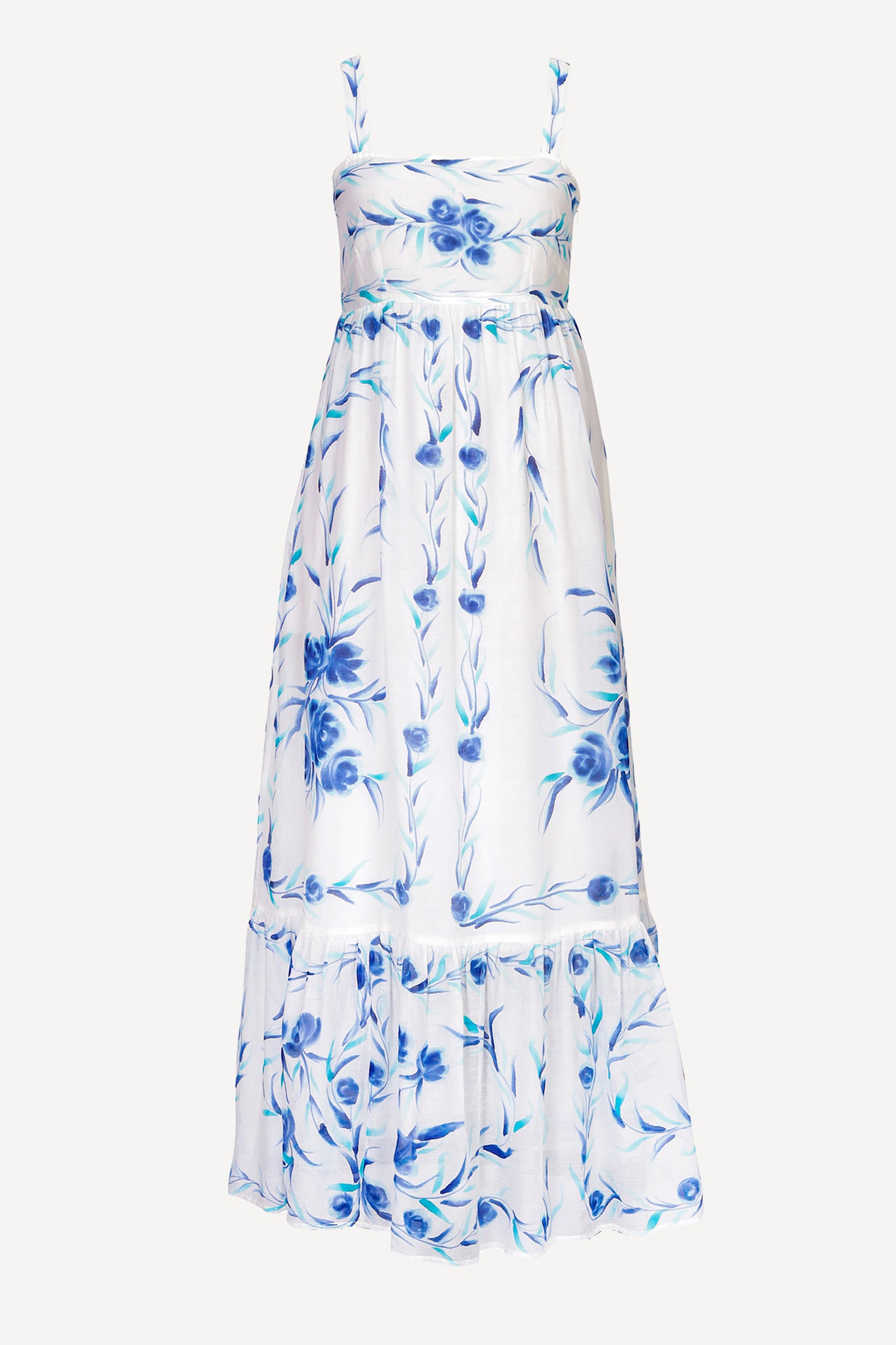 Daniella Dress Bagh Bouquet Cyan