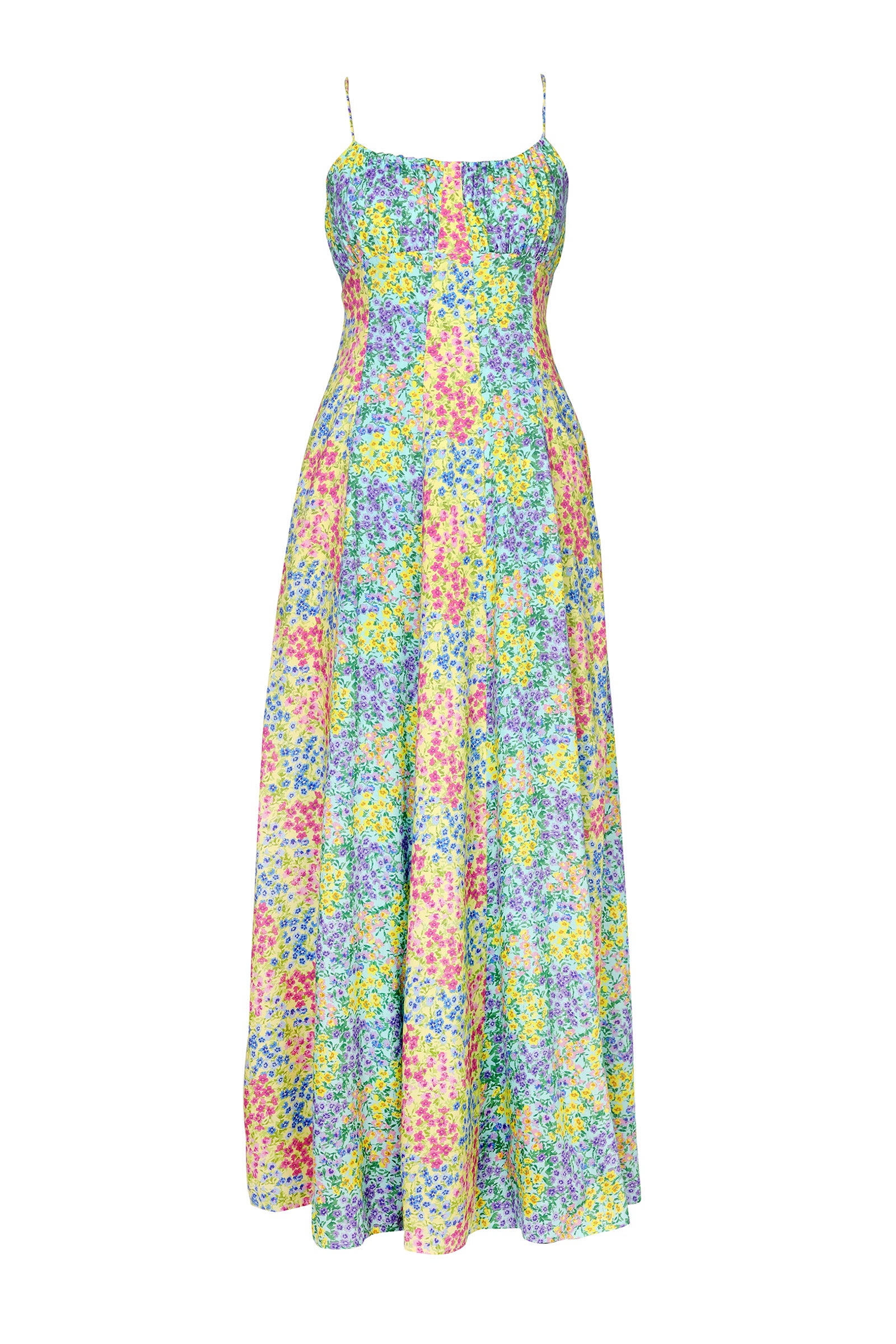 Davina Dress Harebell Limpet Buttercup
