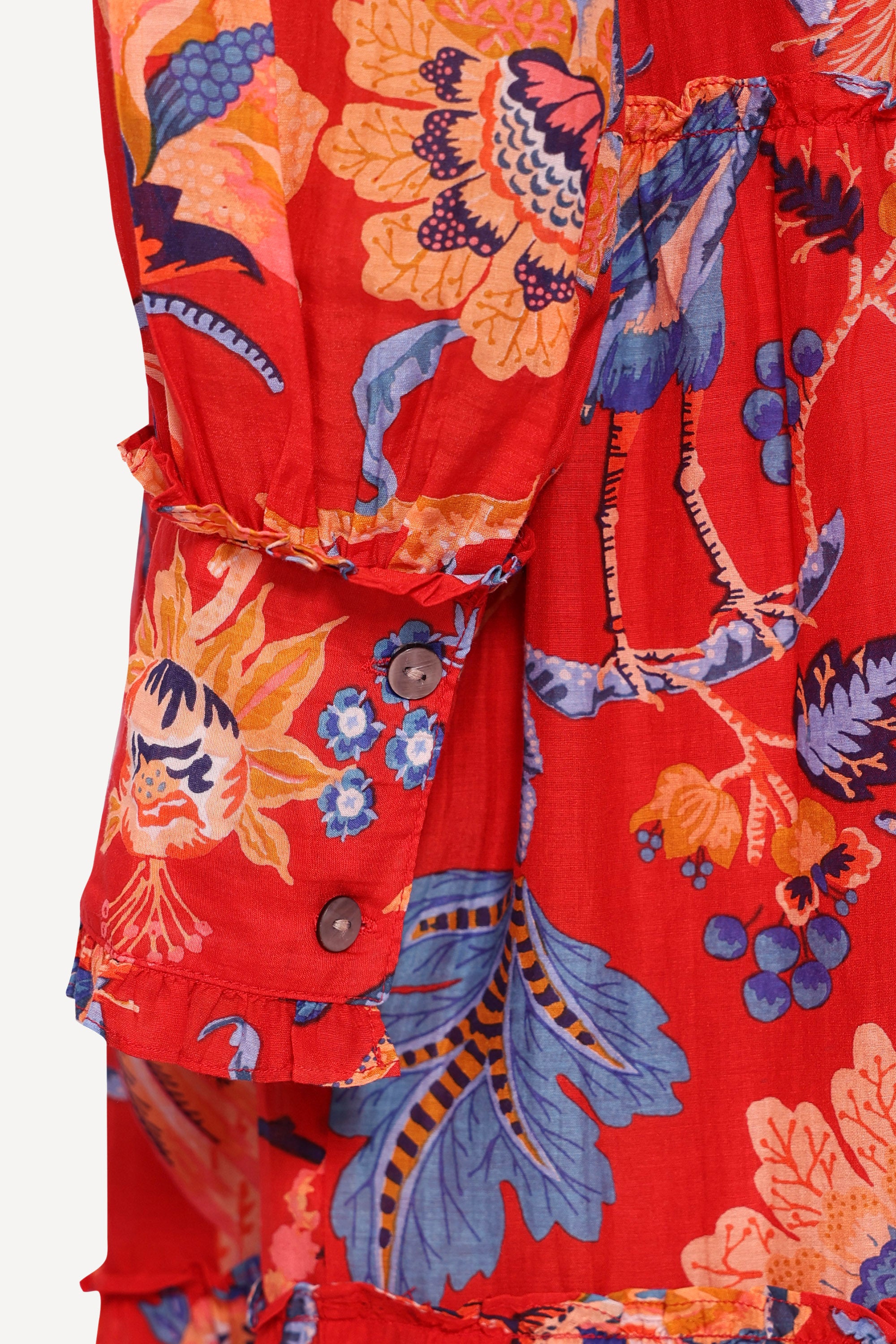 Emira Dress Chintz Carmine