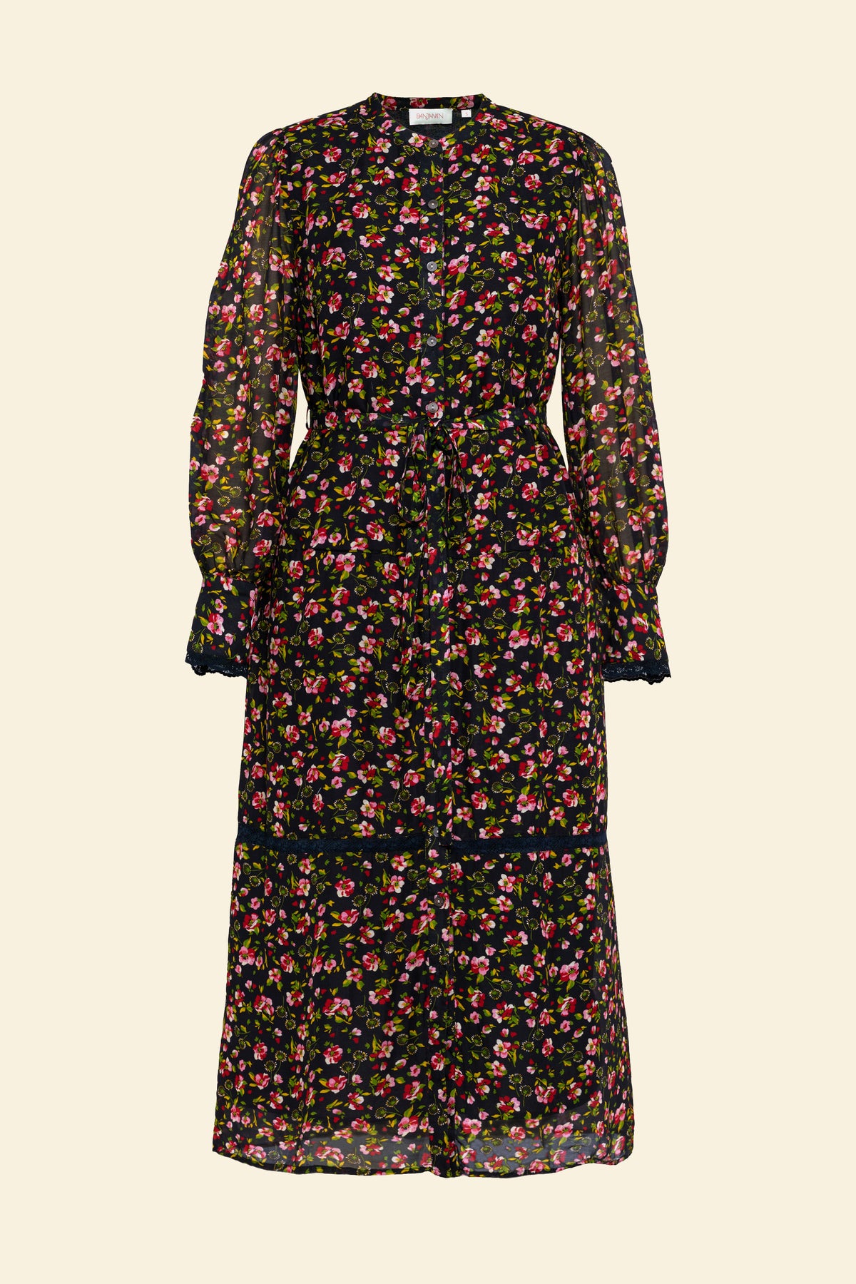Emira Dress Wild Anemone Caviar