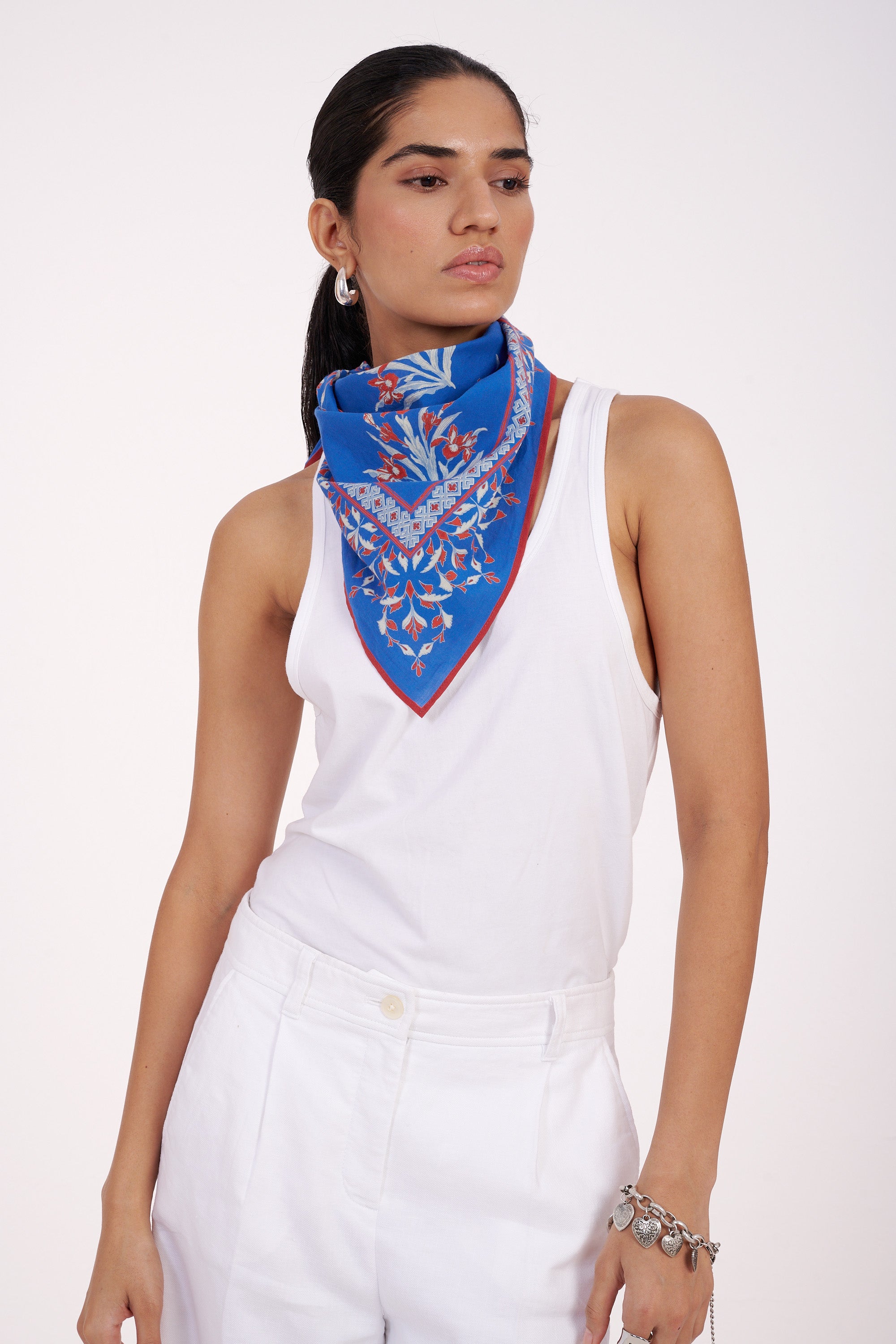 Frances Scarf Brigitte Nautical