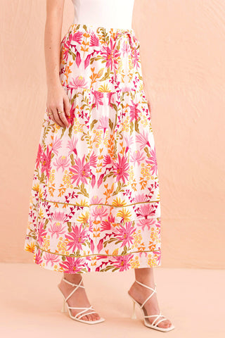 Gayle Skirt Hydra Garland Rose