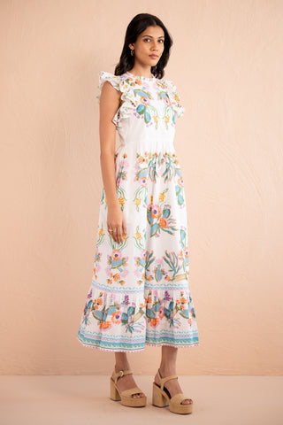 Hannah Dress Calypso Cacti Paradise